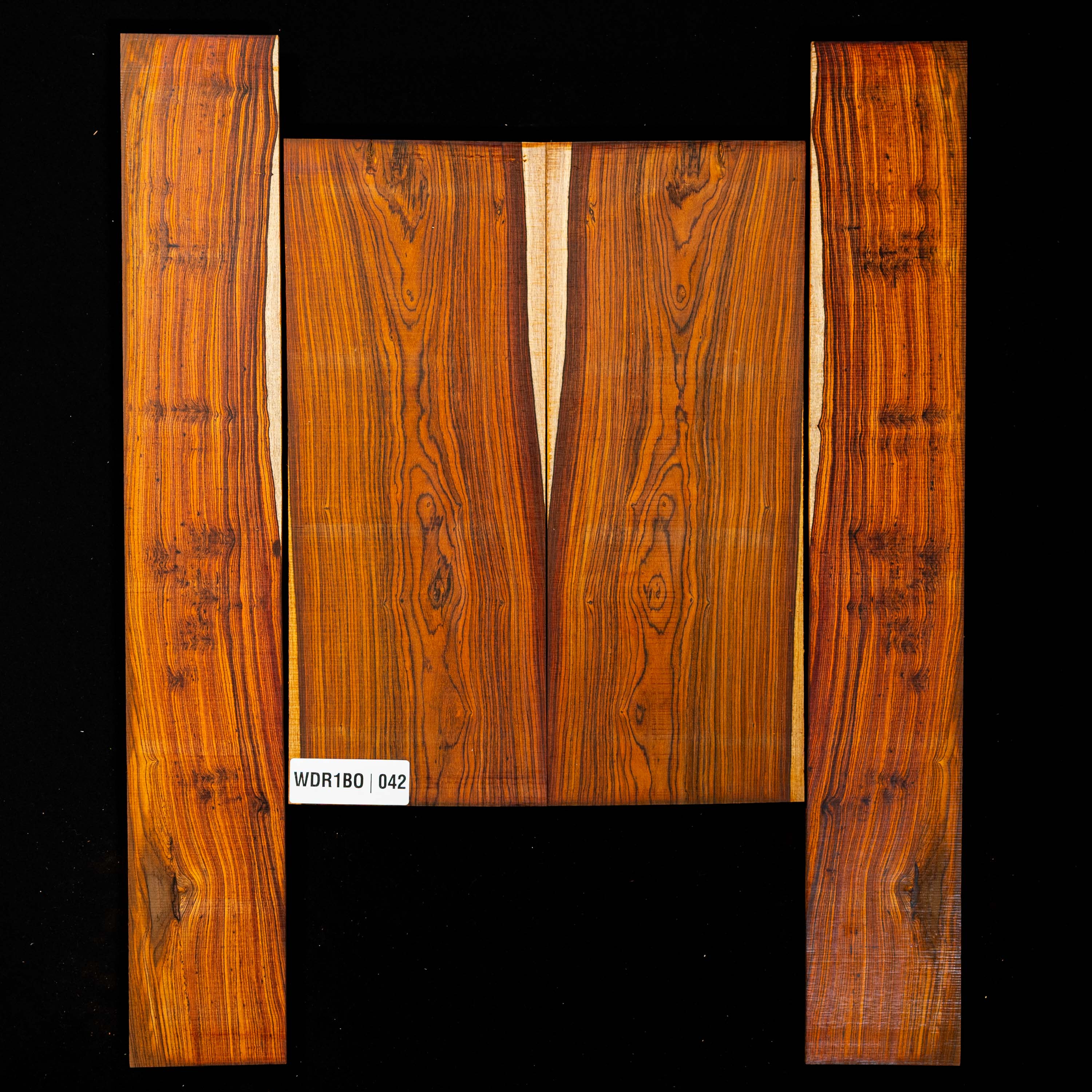 Cocobolo Rücken- und Zargen-Set – 042