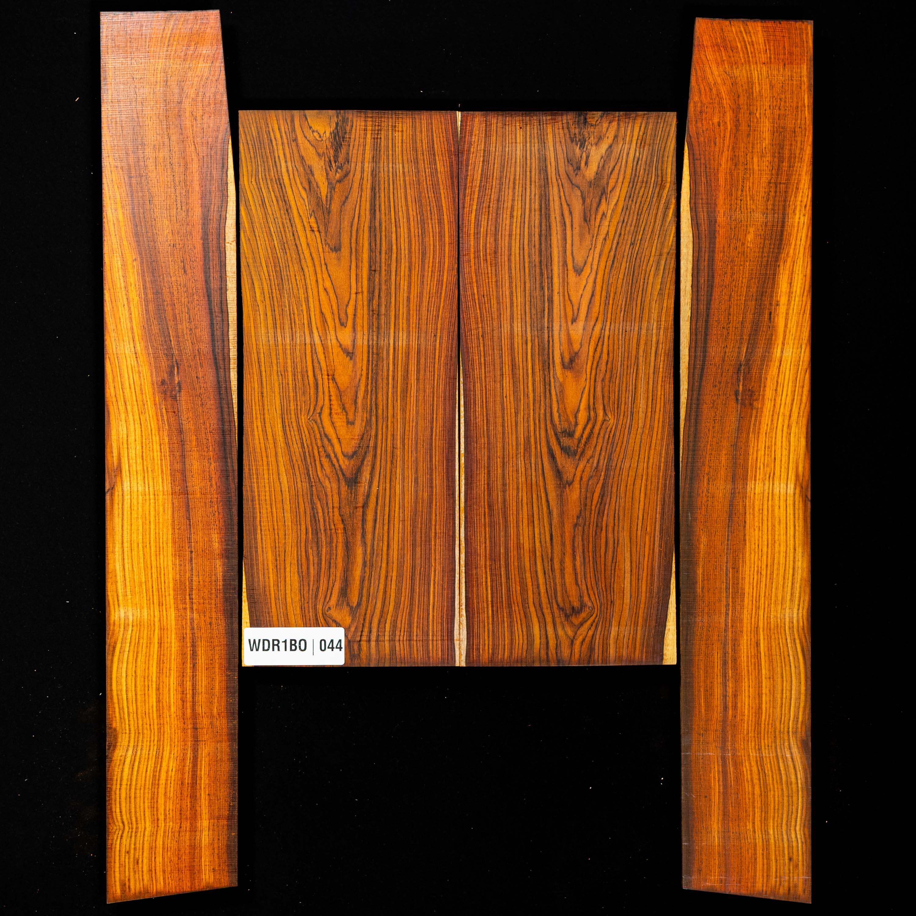 Cocobolo Rücken- und Zargen-Set – 044