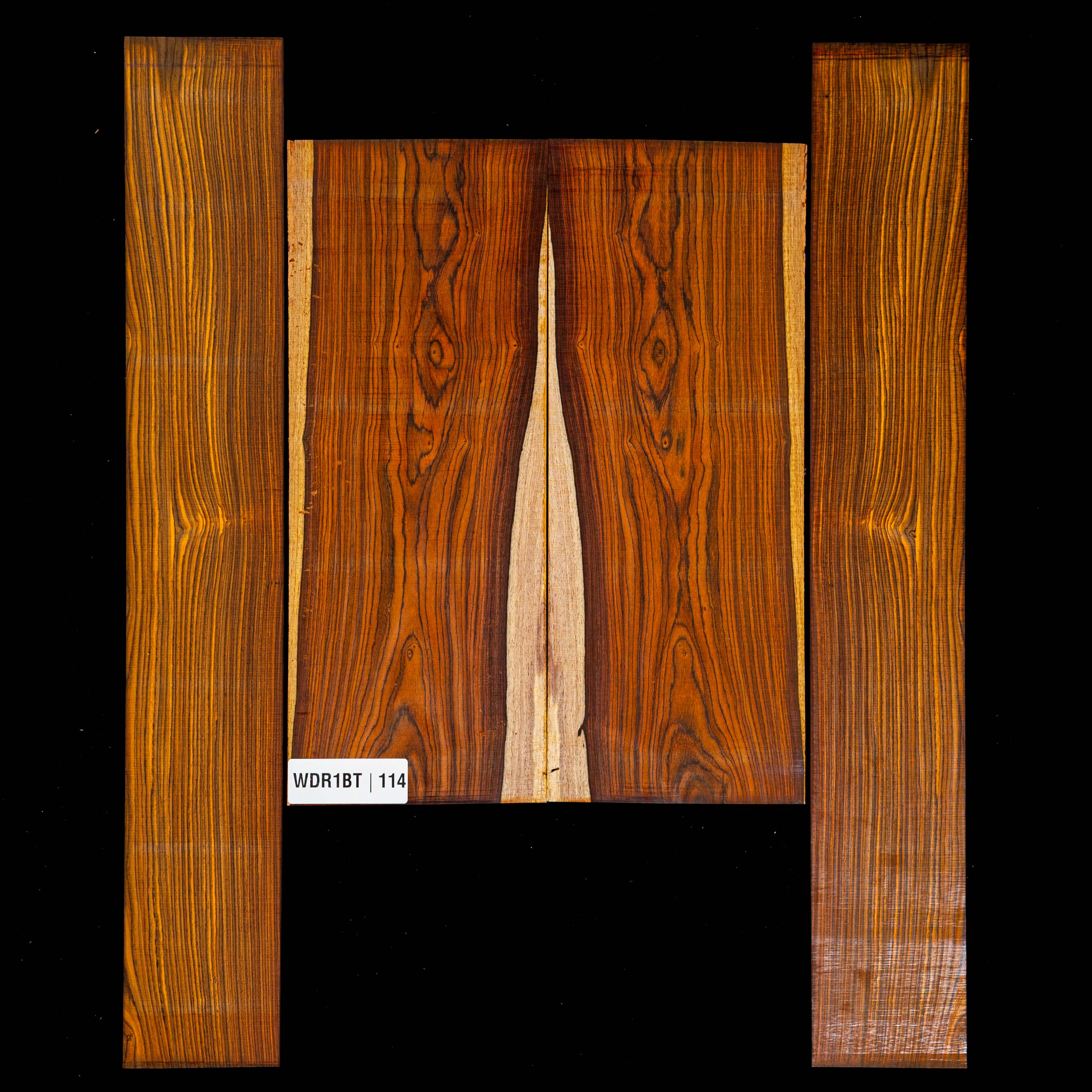 Cocobolo Rücken- und Zargen-Set – 114