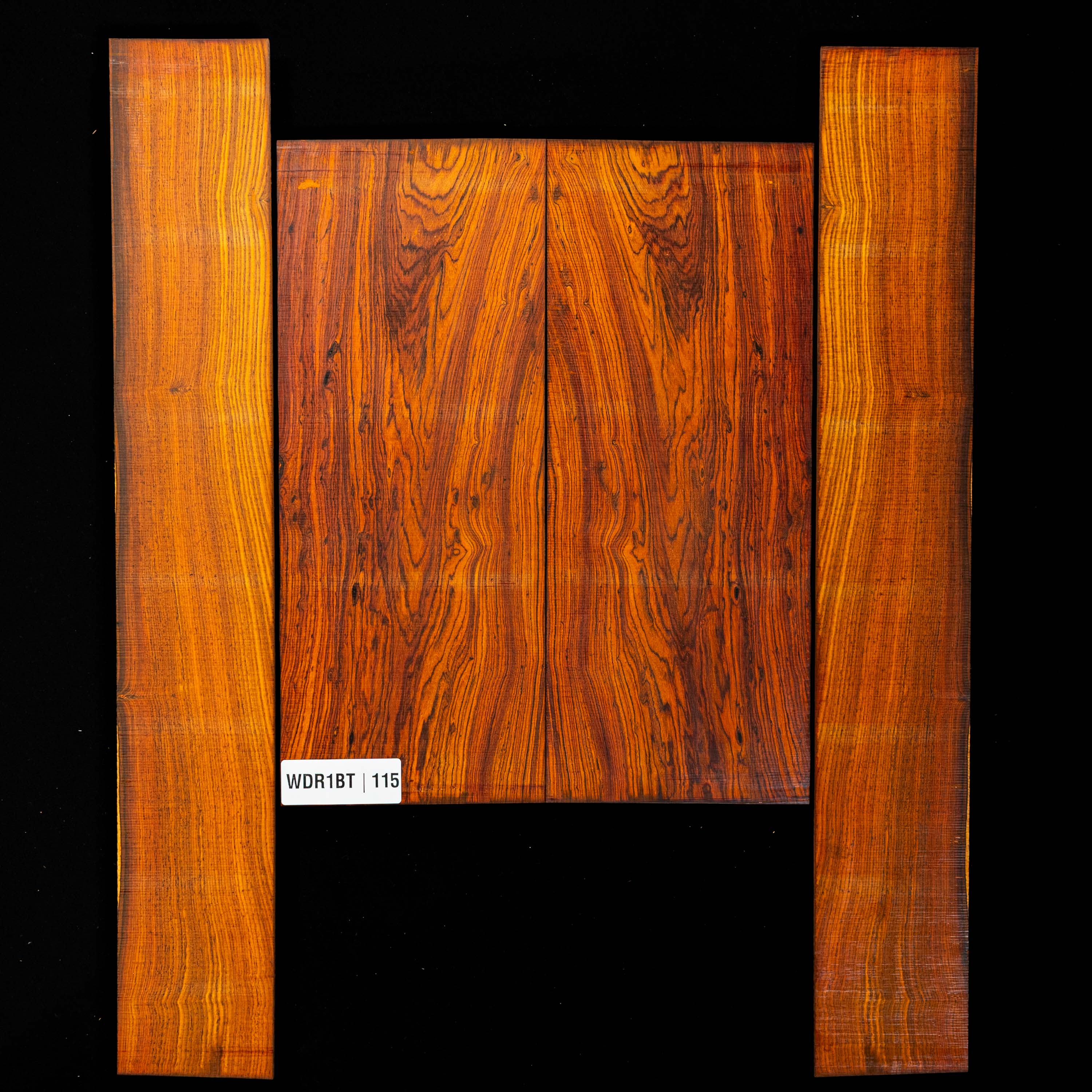 Cocobolo Rücken- und Zargen-Set – 115