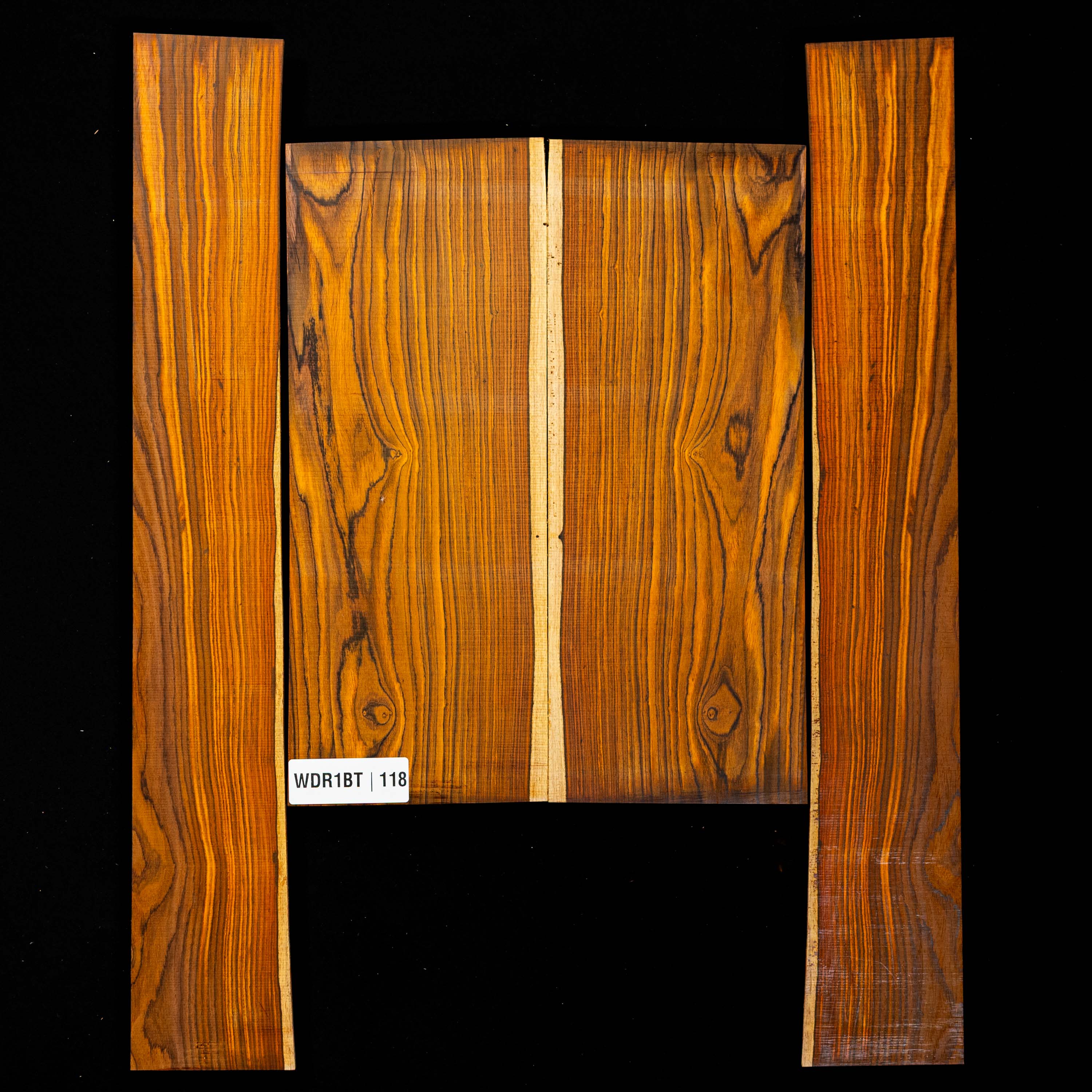 Cocobolo Rücken- und Zargen-Set – 118