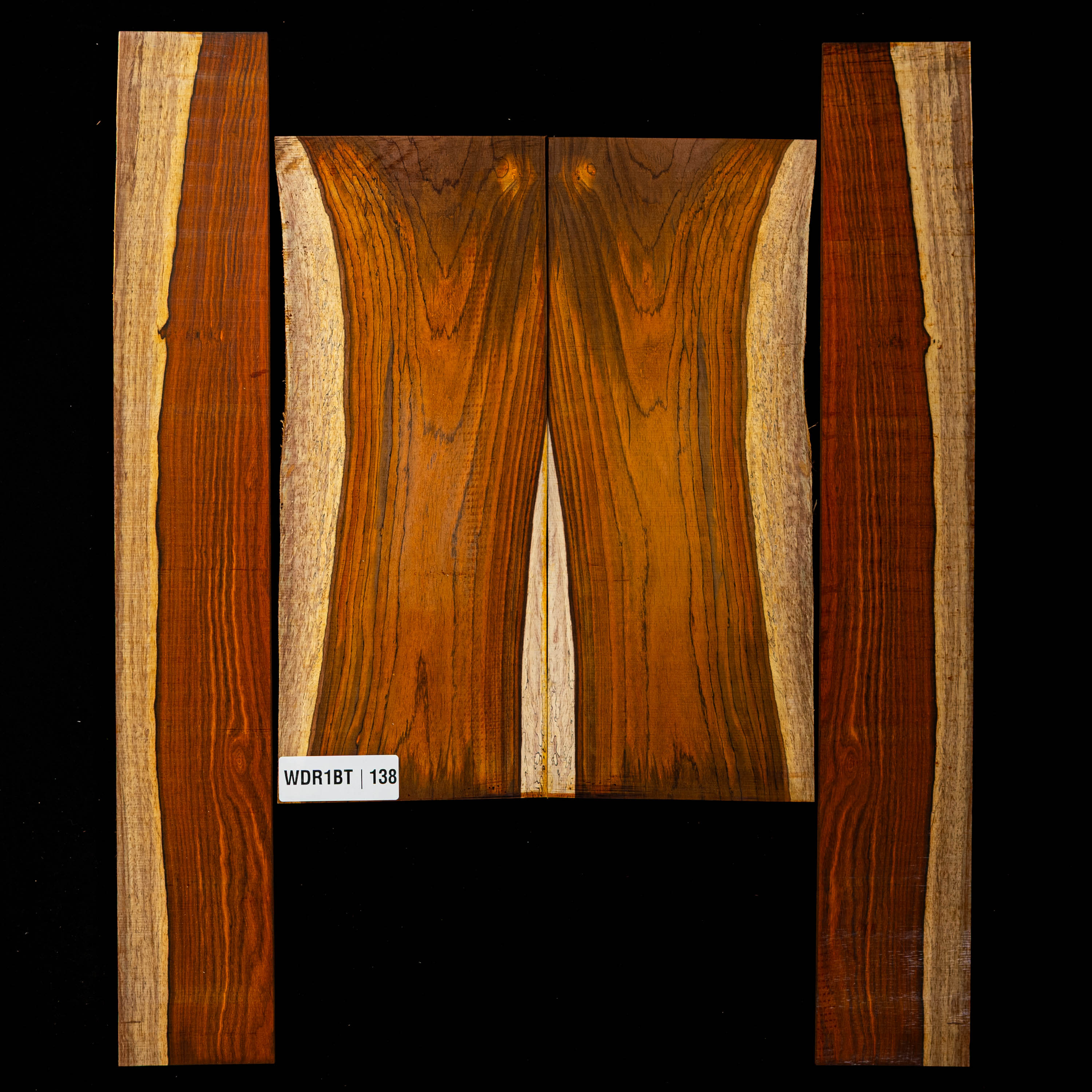 Cocobolo Rücken- und Zargen-Set – 138