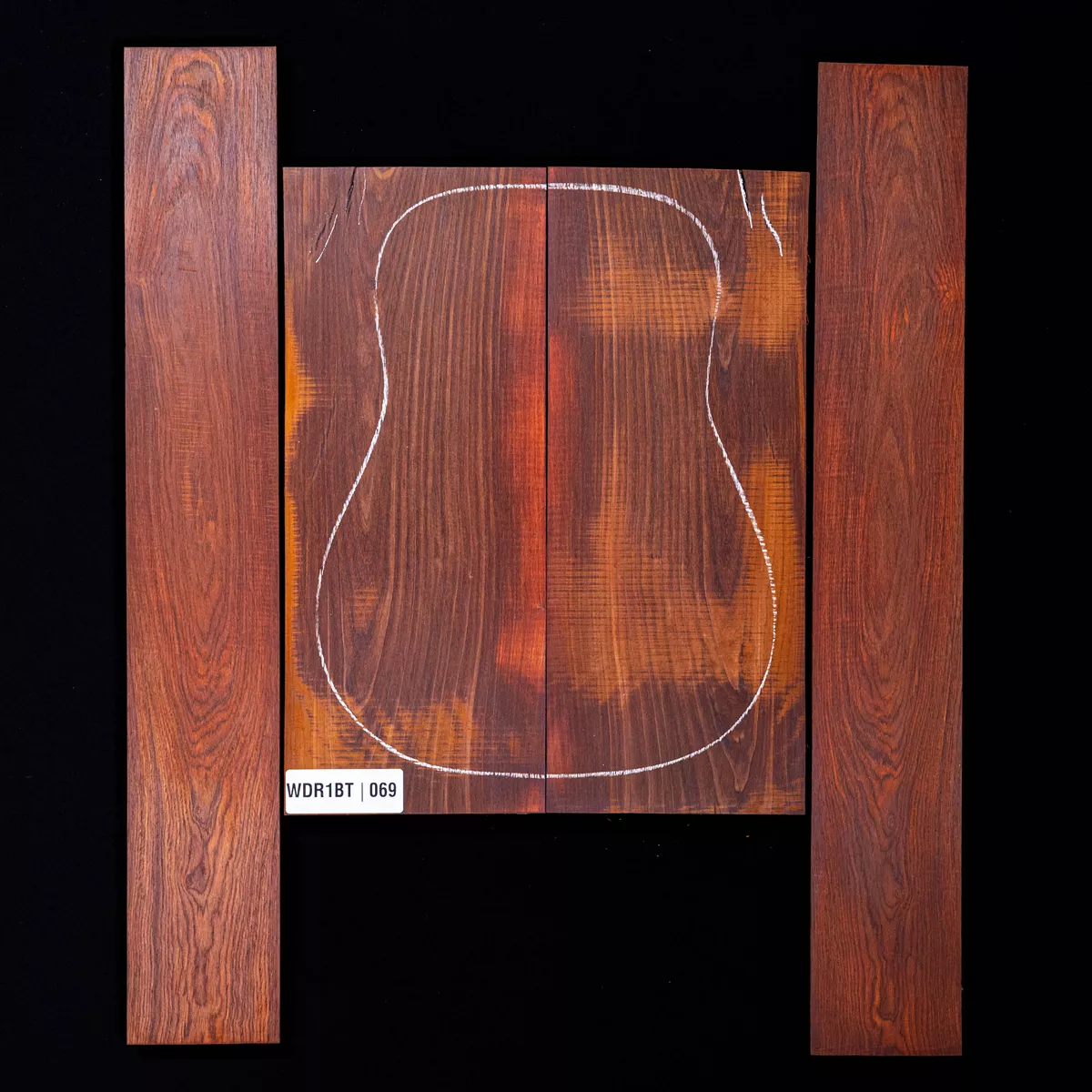 Cocobolo Rücken- und Seitenset – 069 Cocobolo Rücken- und Seitenset – 069