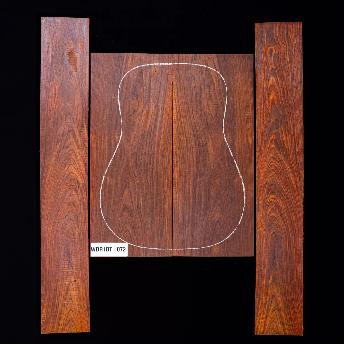 Cocobolo Rücken- und Seitenset – 072 Cocobolo Rücken- und Seitenset – 072