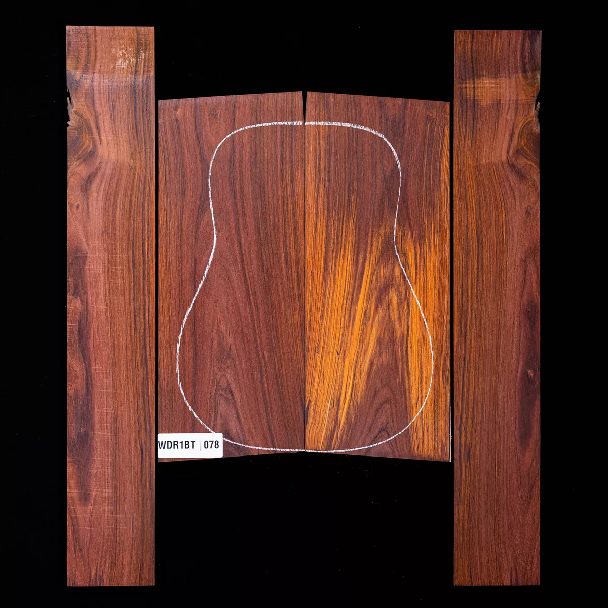 Cocobolo Rücken- und Seitenset – 078 Cocobolo Rücken- und Seitenset – 078