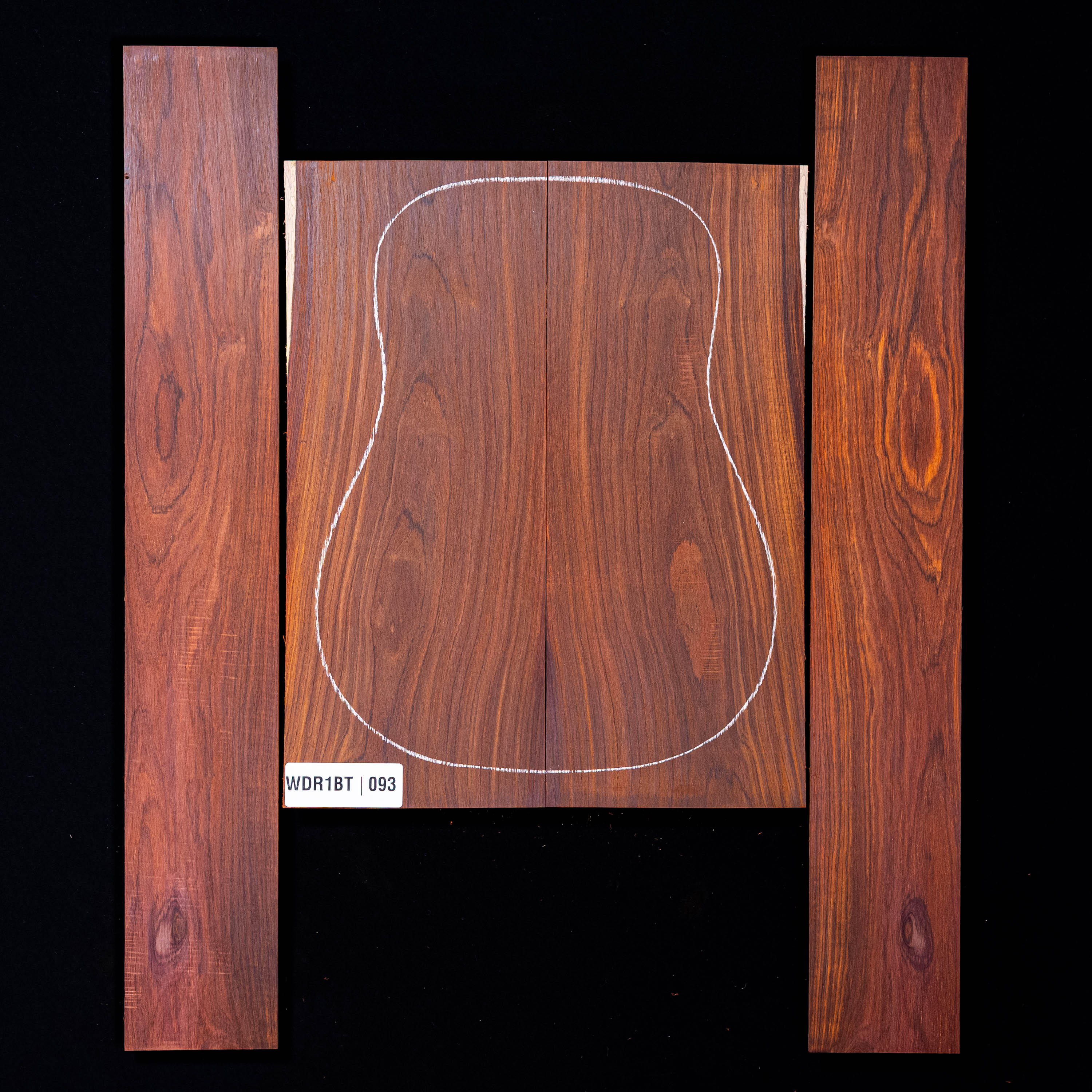 Cocobolo Rücken- und Seitenset – 093 Cocobolo Rücken- und Seitenset – 093