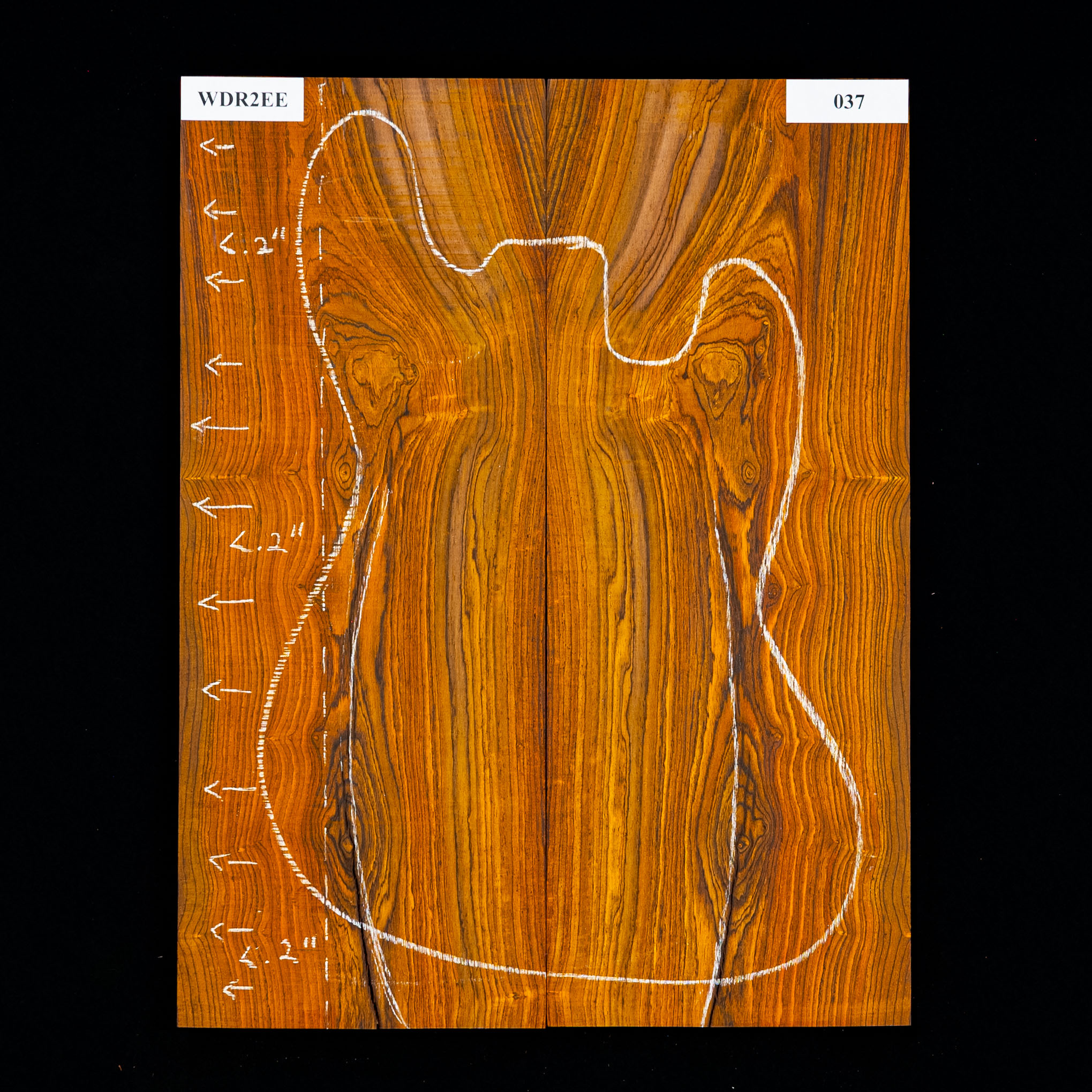 Cocobolo Top mit Drop-Top – 037 Cocobolo Top mit Drop-Top – 037