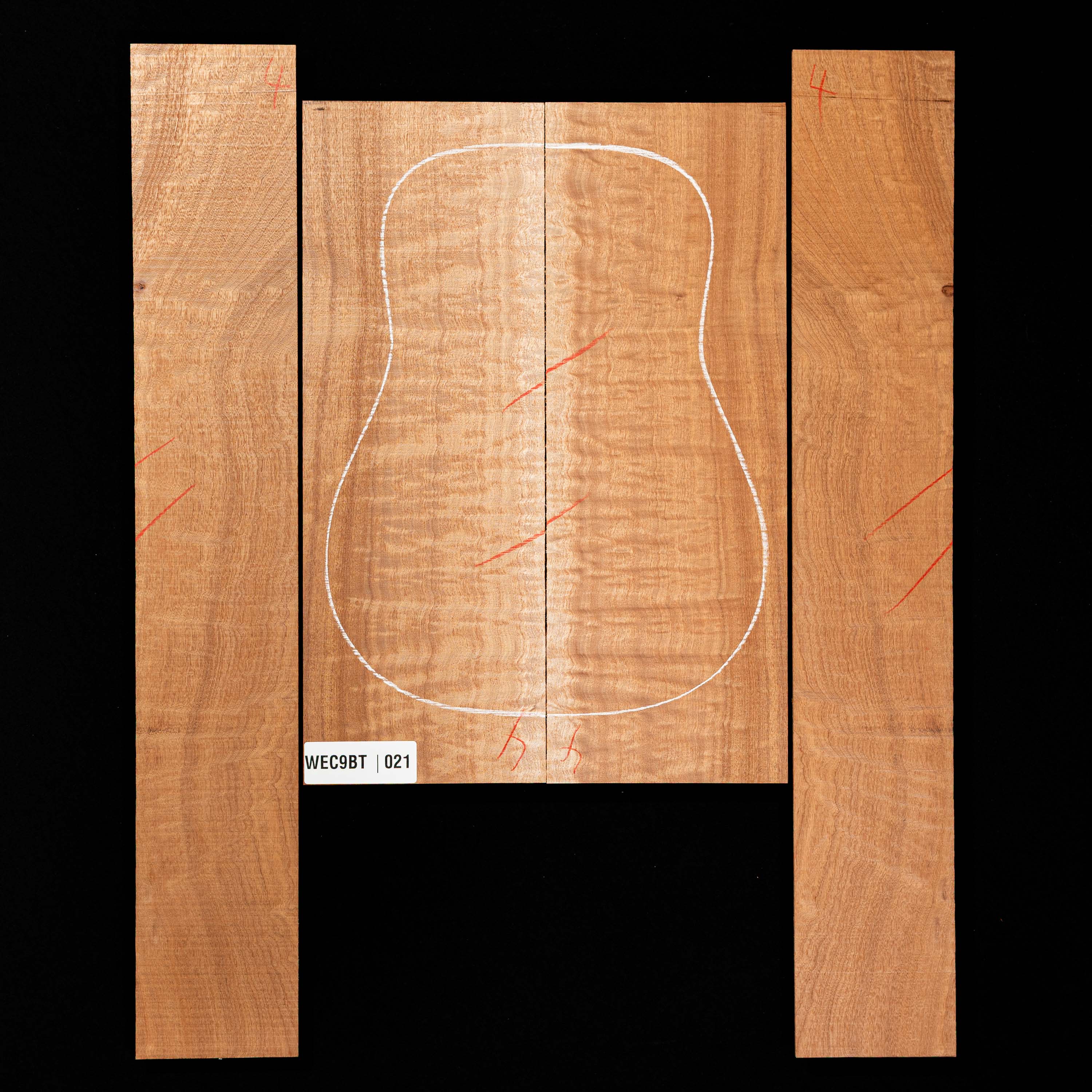 Pomelle Rücken- und Seitenset mit Sapele – 021