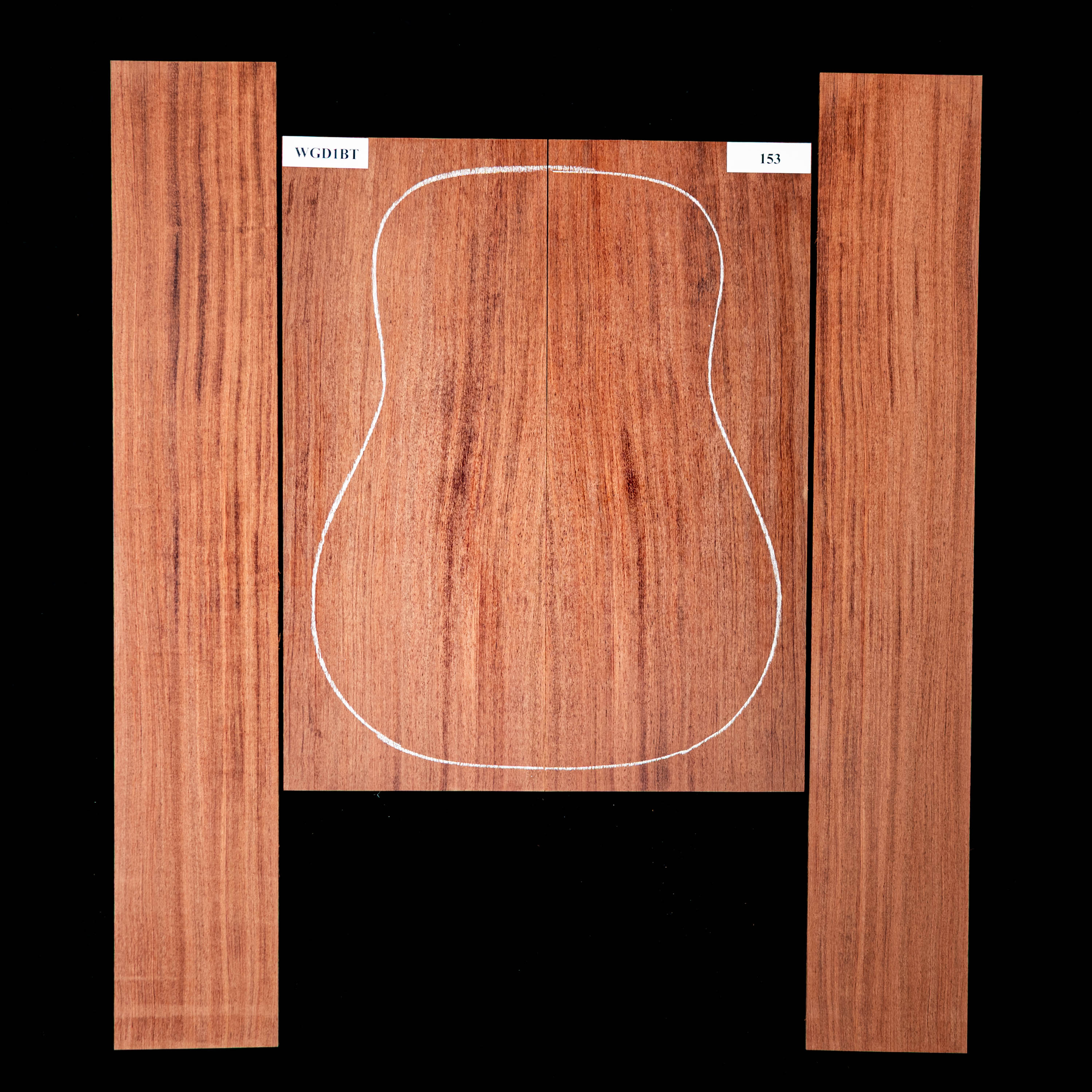 Set mit Boden&nbsp;+ Zargen aus Bubinga&nbsp;– 153