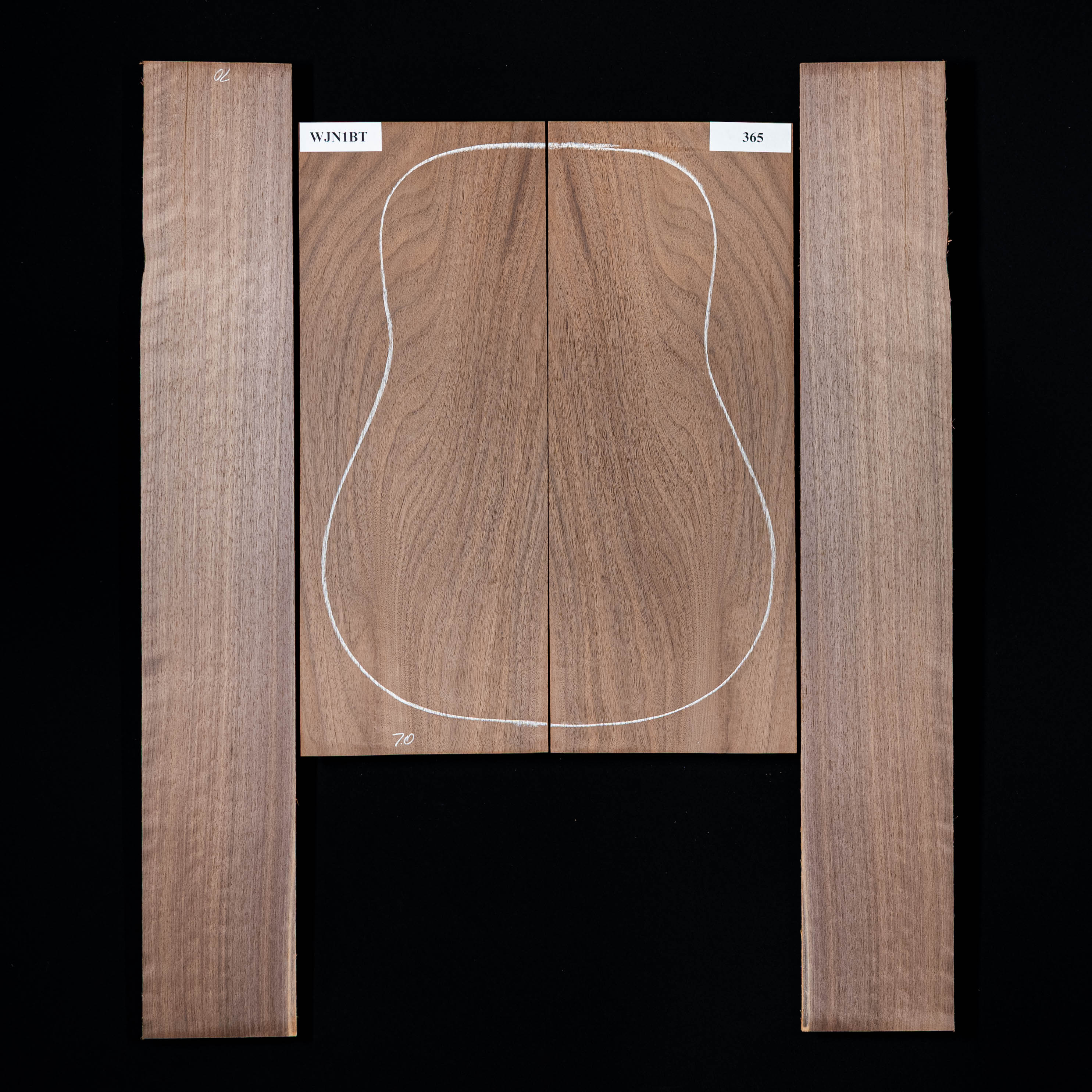 Set mit Boden + Zargen aus Schwarznuss – 365 Set mit Boden + Zargen aus Schwarznuss – 365