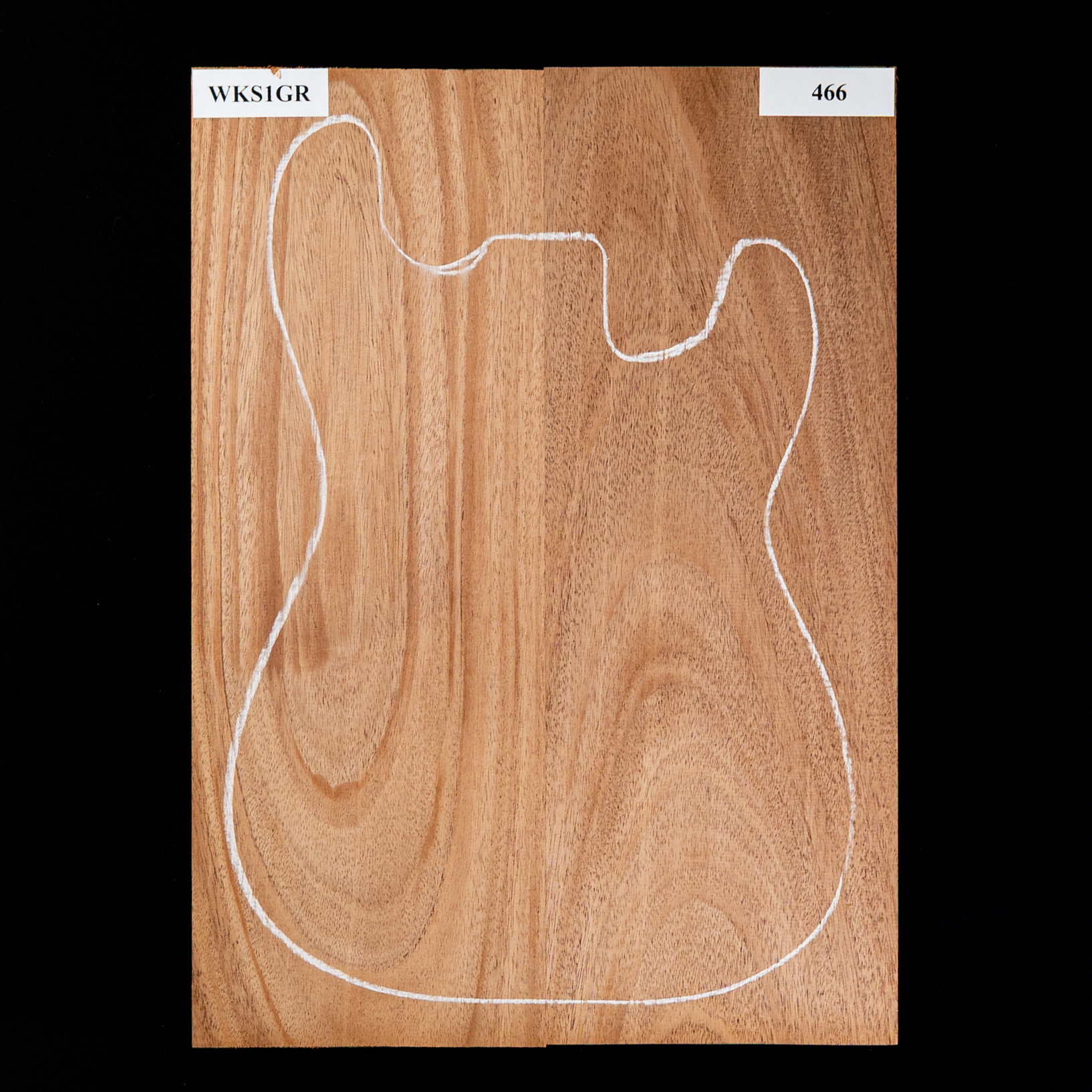 Korpusrohling aus Afrikanischem Mahagoni, 2-teilig (10,1 Pfund) – 466 Korpusrohling aus Afrikanischem Mahagoni, 2-teilig (10,1 Pfund) – 466