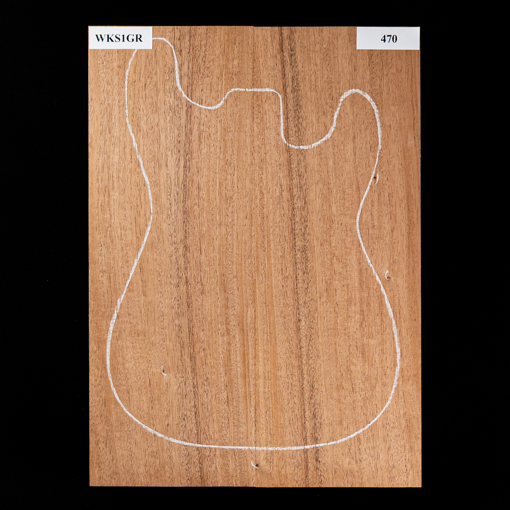 Korpusrohling aus Afrikanischem Mahagoni, 2-teilig (10,1 Pfund) – 470 Korpusrohling aus Afrikanischem Mahagoni, 2-teilig (10,1 Pfund) – 470