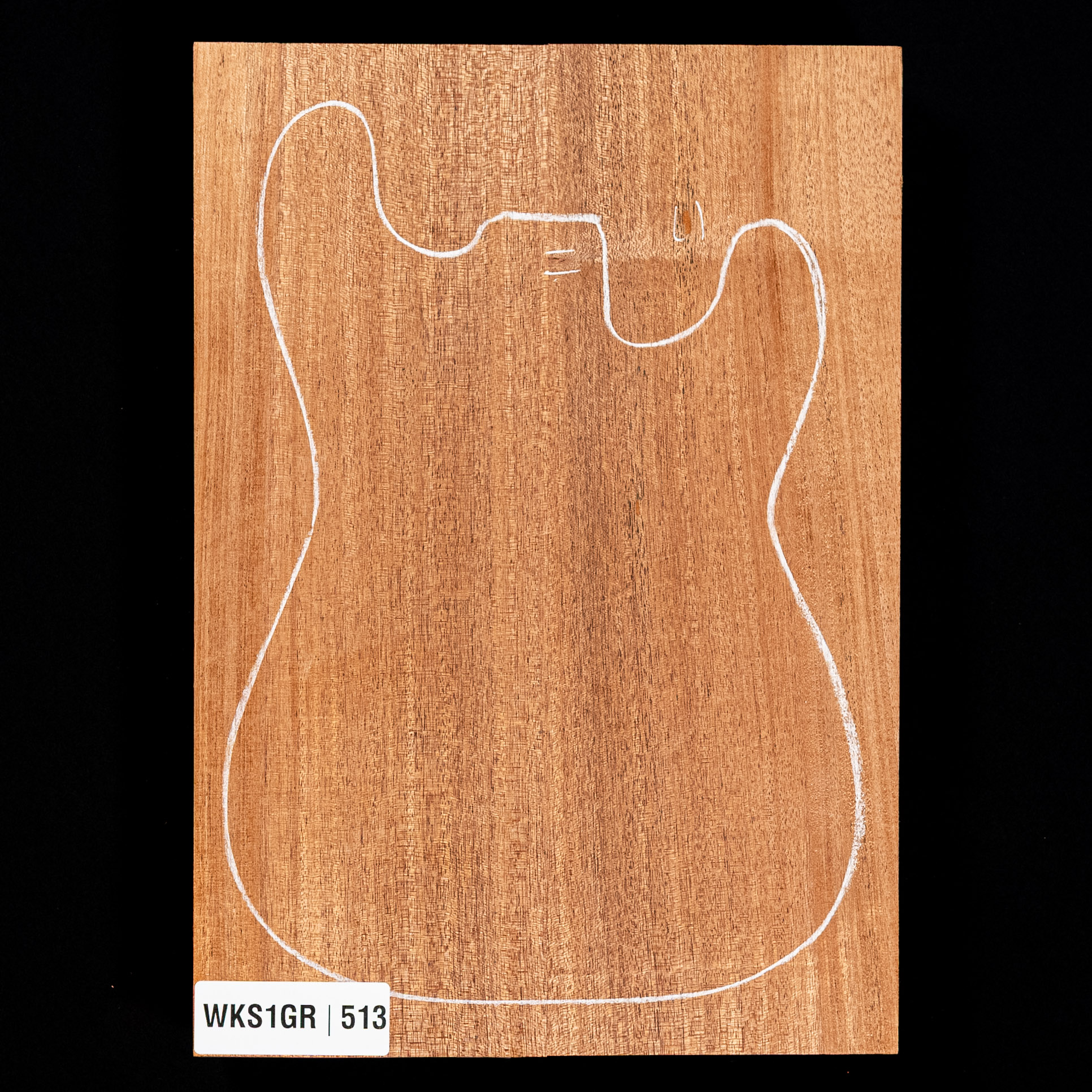 Korpusrohling aus Afrikanischem Mahagoni, 2-teilig (10,4 Pfund) – 513