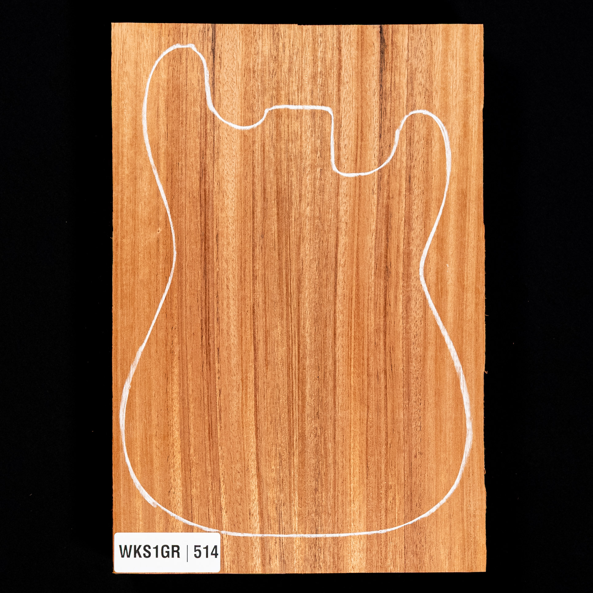 Korpusrohling aus Afrikanischem Mahagoni, 2-teilig (10,4 Pfund) – 514