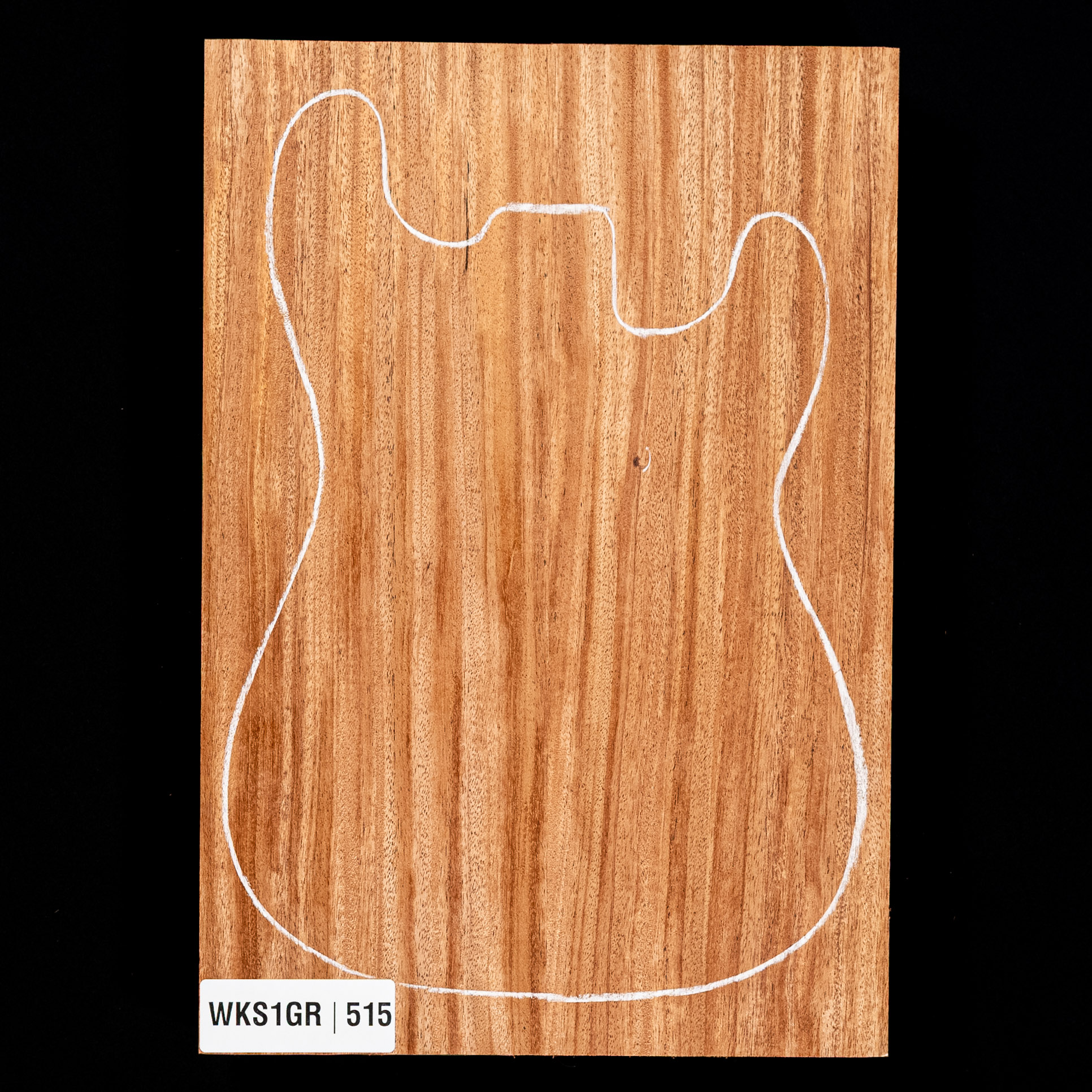 Korpusrohling aus Afrikanischem Mahagoni, 2-teilig (10,5 Pfund) – 515