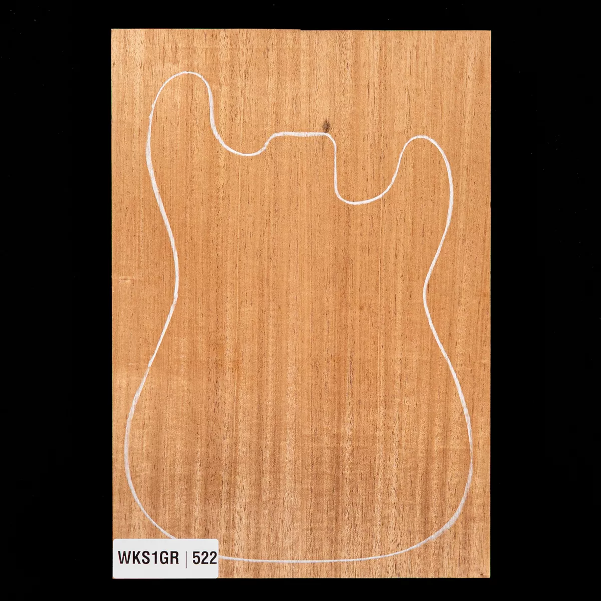 Korpusrohling aus Afrikanischem Mahagoni, 2-teilig (9,7 Pfund) – 522 Korpusrohling aus Afrikanischem Mahagoni, 2-teilig (9,7 Pfund) – 522