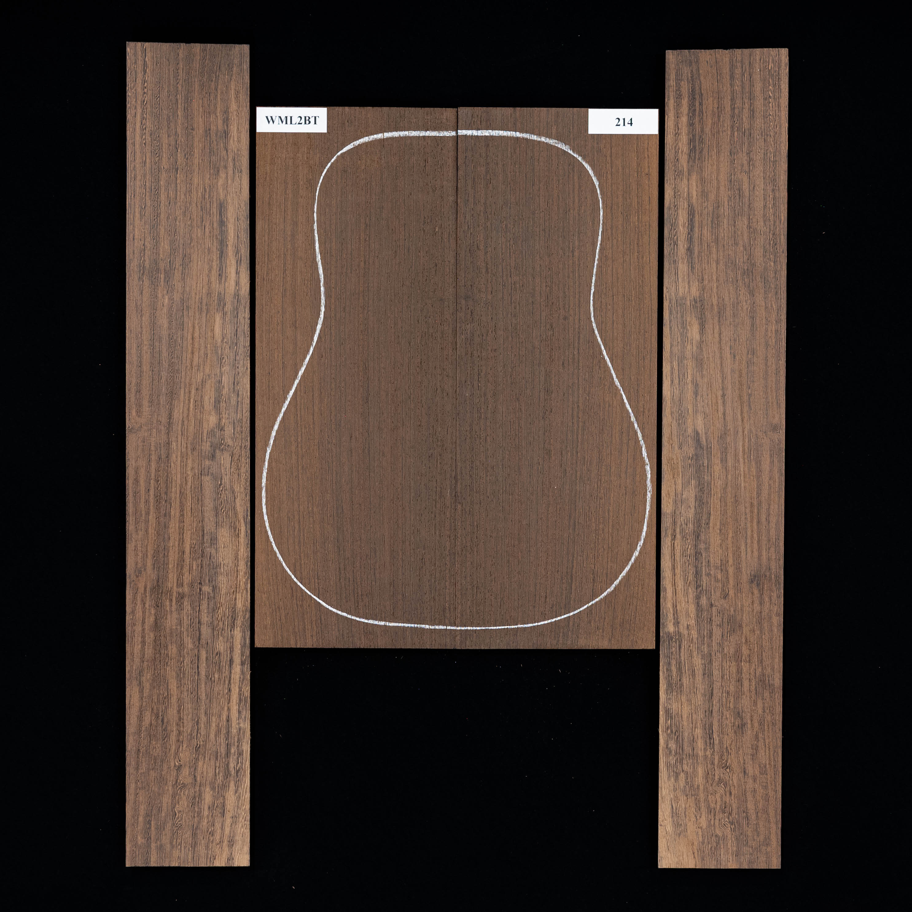 Set mit Boden + Zargen aus Wenge – 214 Set mit Boden + Zargen aus Wenge – 214