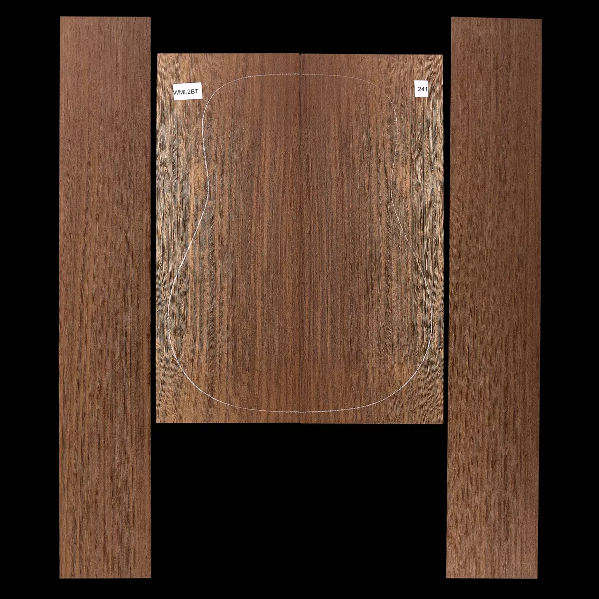 Set mit Boden + Zargen aus Wenge – 241 Set mit Boden + Zargen aus Wenge – 241