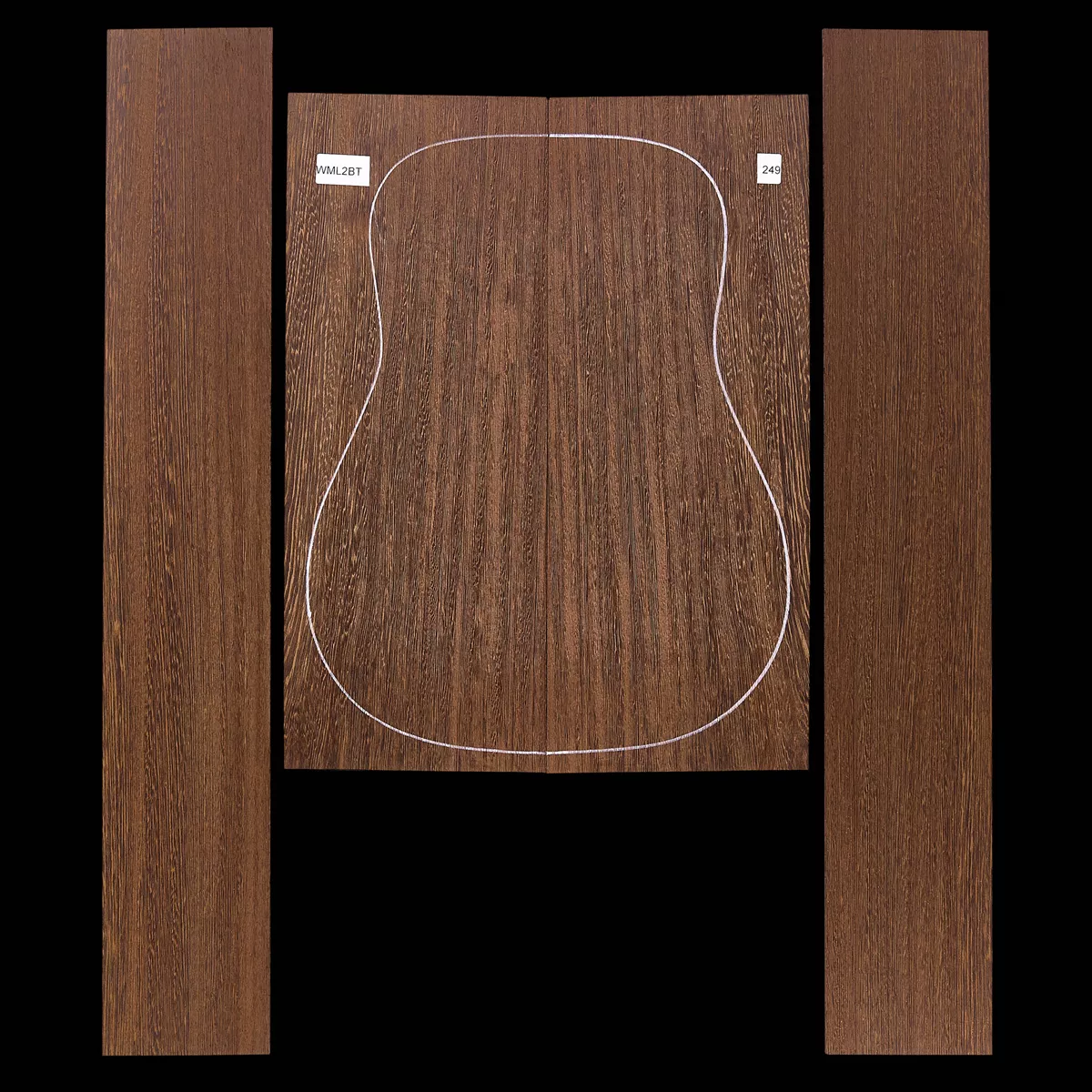 Set mit Boden + Zargen aus Wenge – 249 Set mit Boden + Zargen aus Wenge – 249