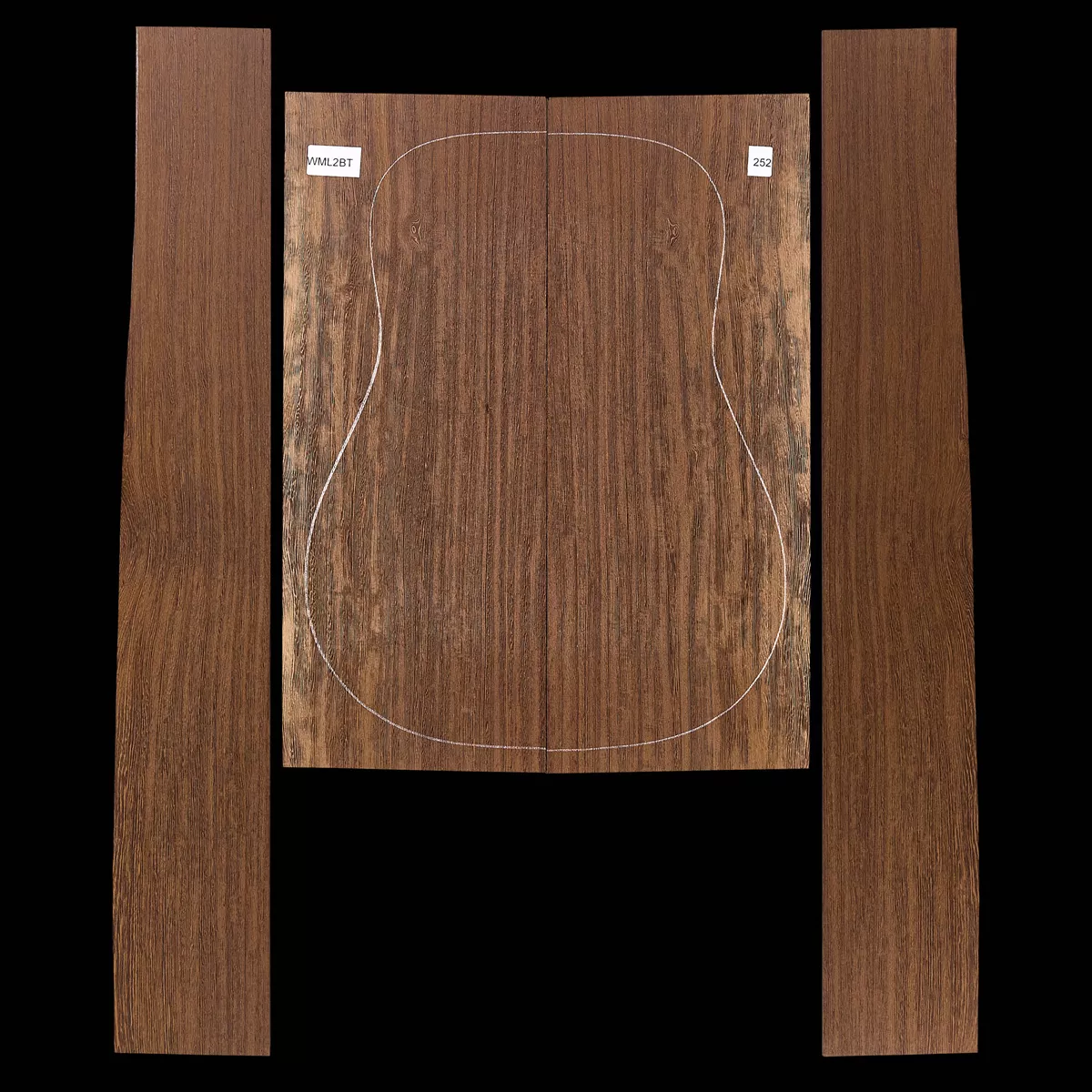 Set mit Boden + Zargen aus Wenge – 252 Set mit Boden + Zargen aus Wenge – 252