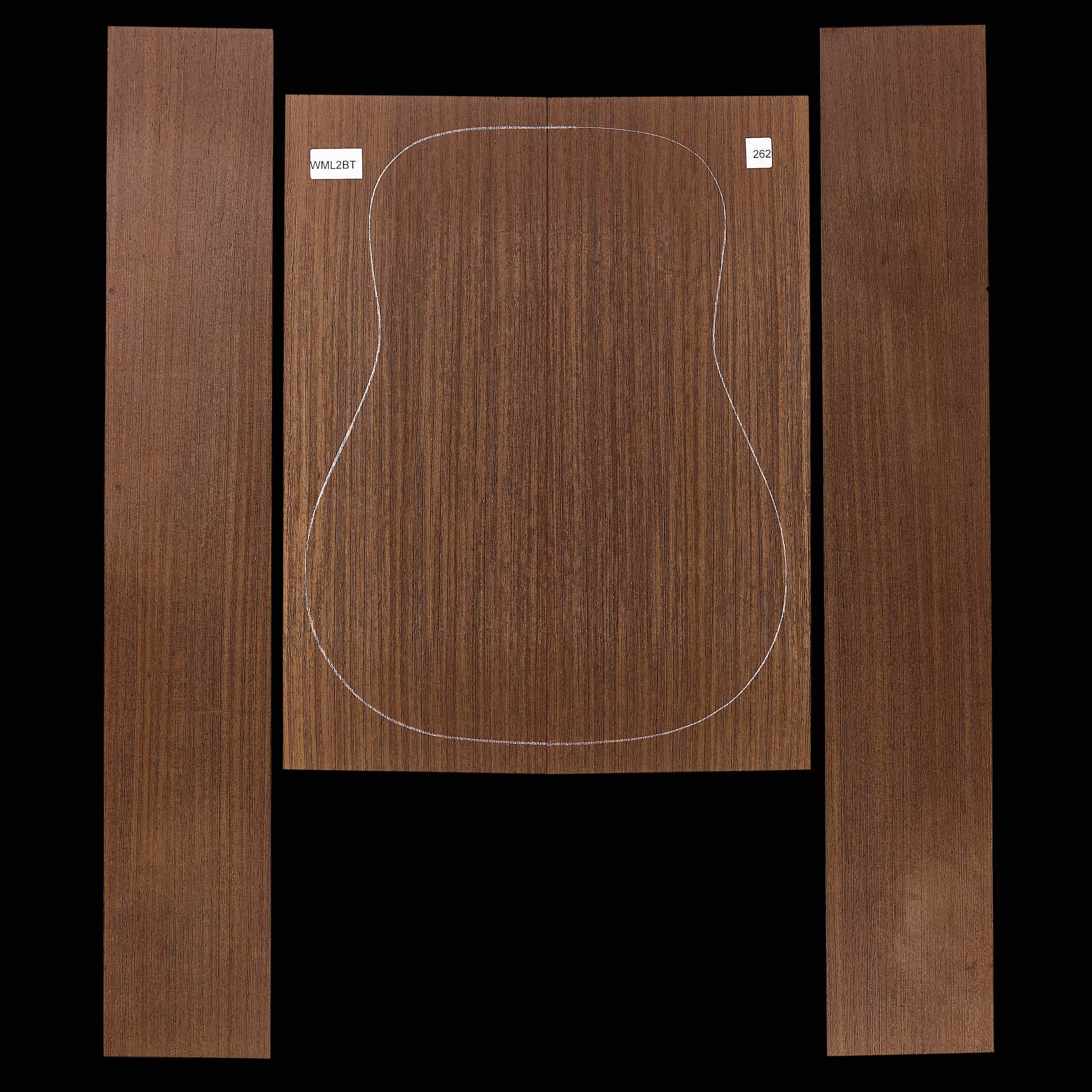 Set mit Boden + Zargen aus Wenge – 262 Set mit Boden + Zargen aus Wenge – 262