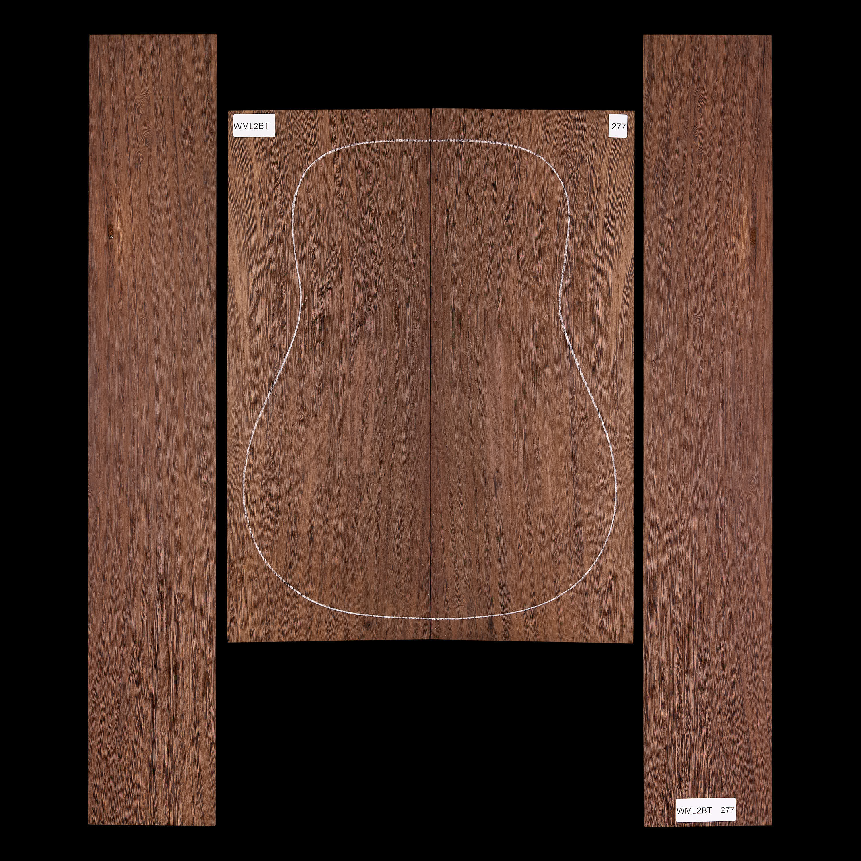 Set mit Boden&nbsp;+ Zargen aus Wenge&nbsp;– 277