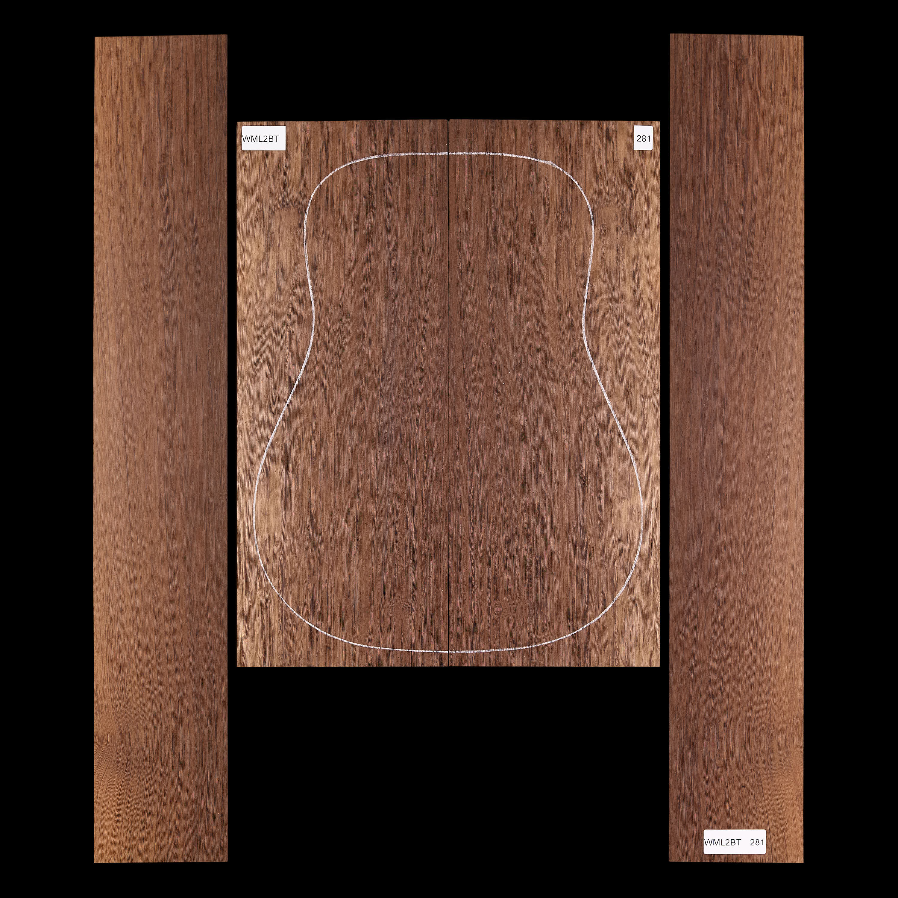 Set mit Boden&nbsp;+ Zargen aus Wenge&nbsp;– 281