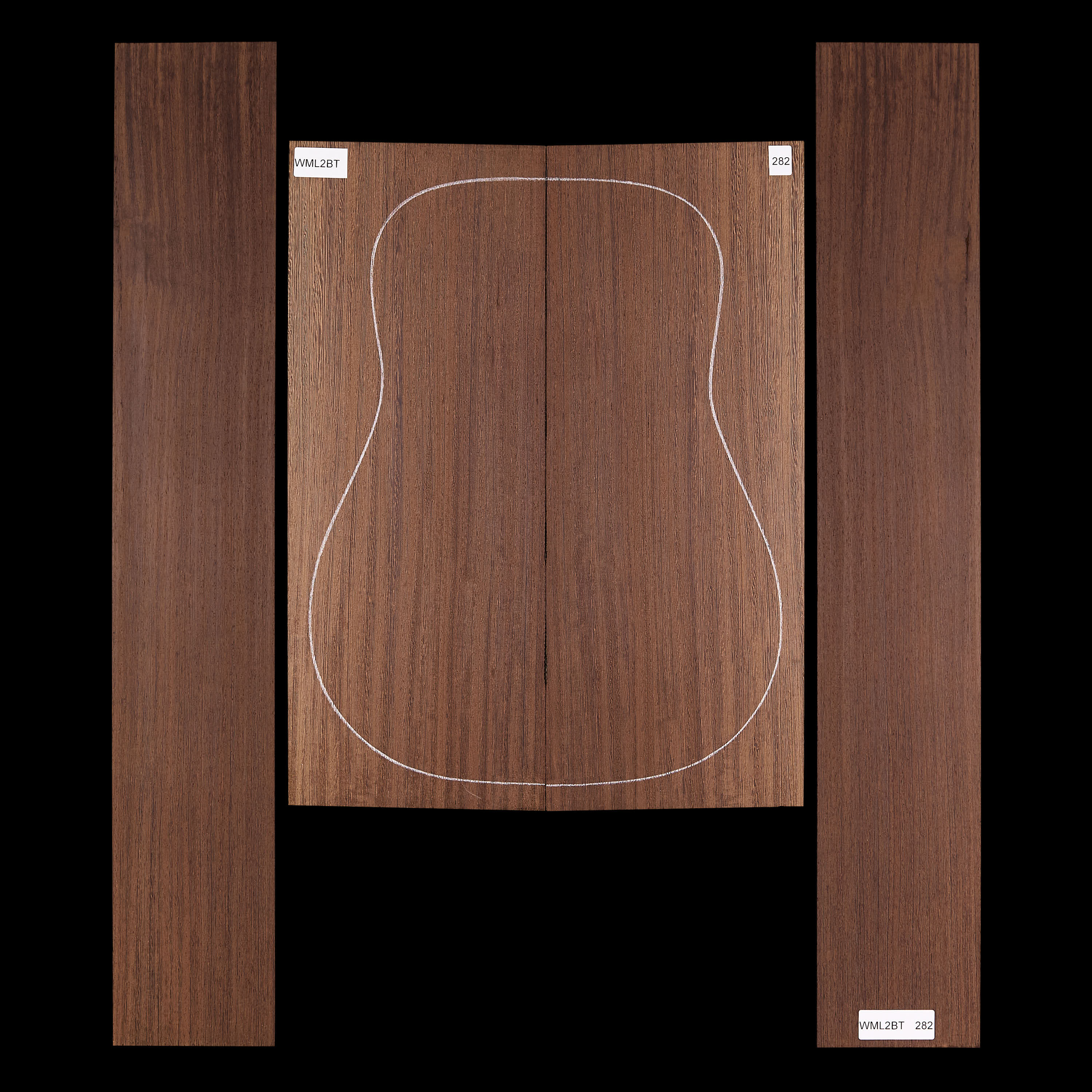 Set mit Boden&nbsp;+ Zargen aus Wenge&nbsp;– 282
