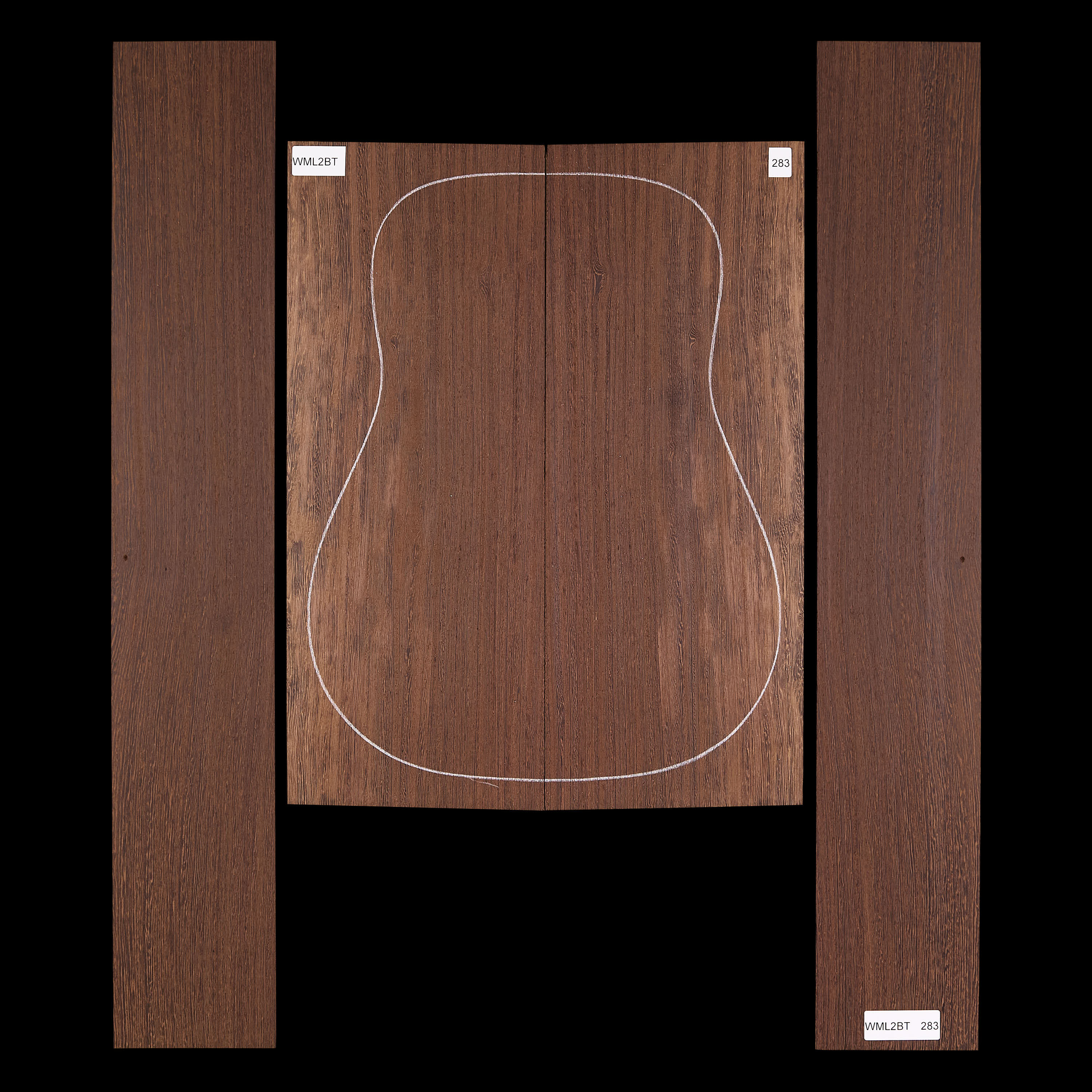 Set mit Boden&nbsp;+ Zargen aus Wenge&nbsp;– 283