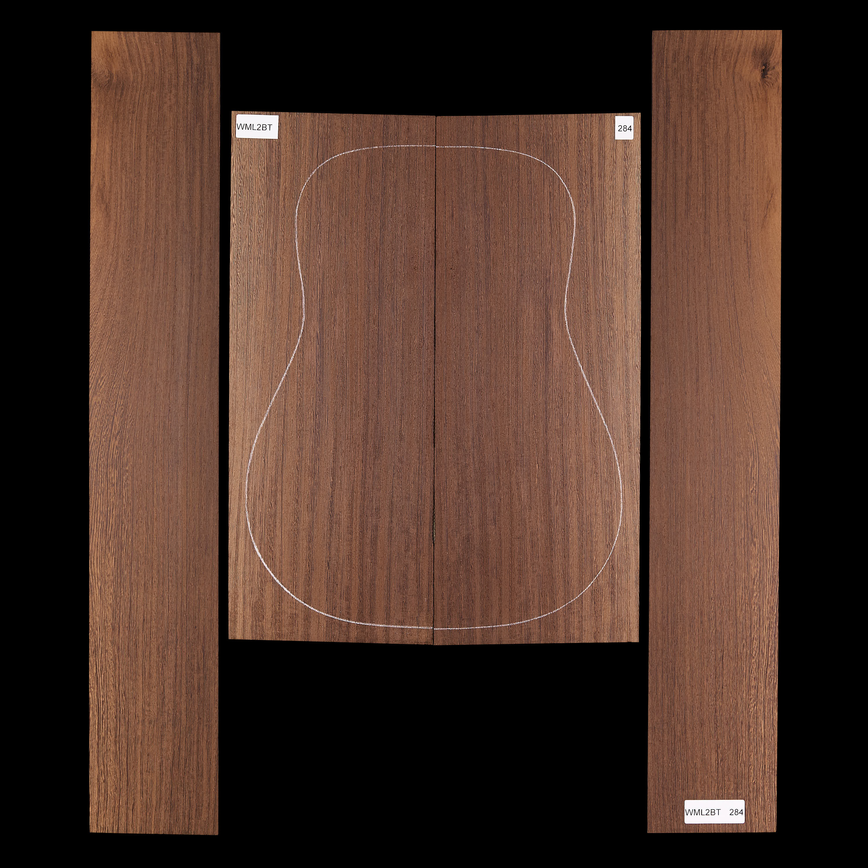 Set mit Boden&nbsp;+ Zargen aus Wenge&nbsp;– 284