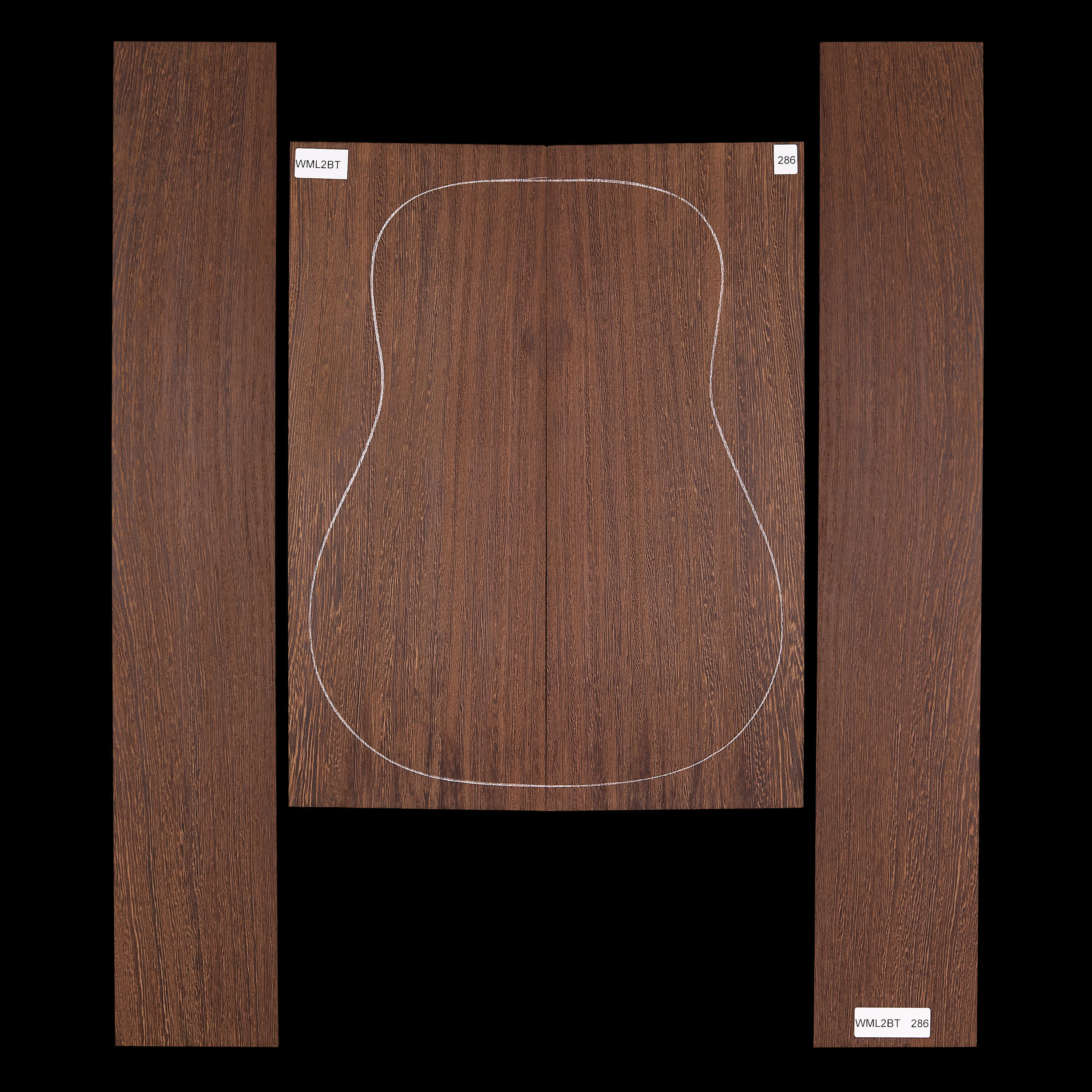 Set mit Boden&nbsp;+ Zargen aus Wenge&nbsp;– 286
