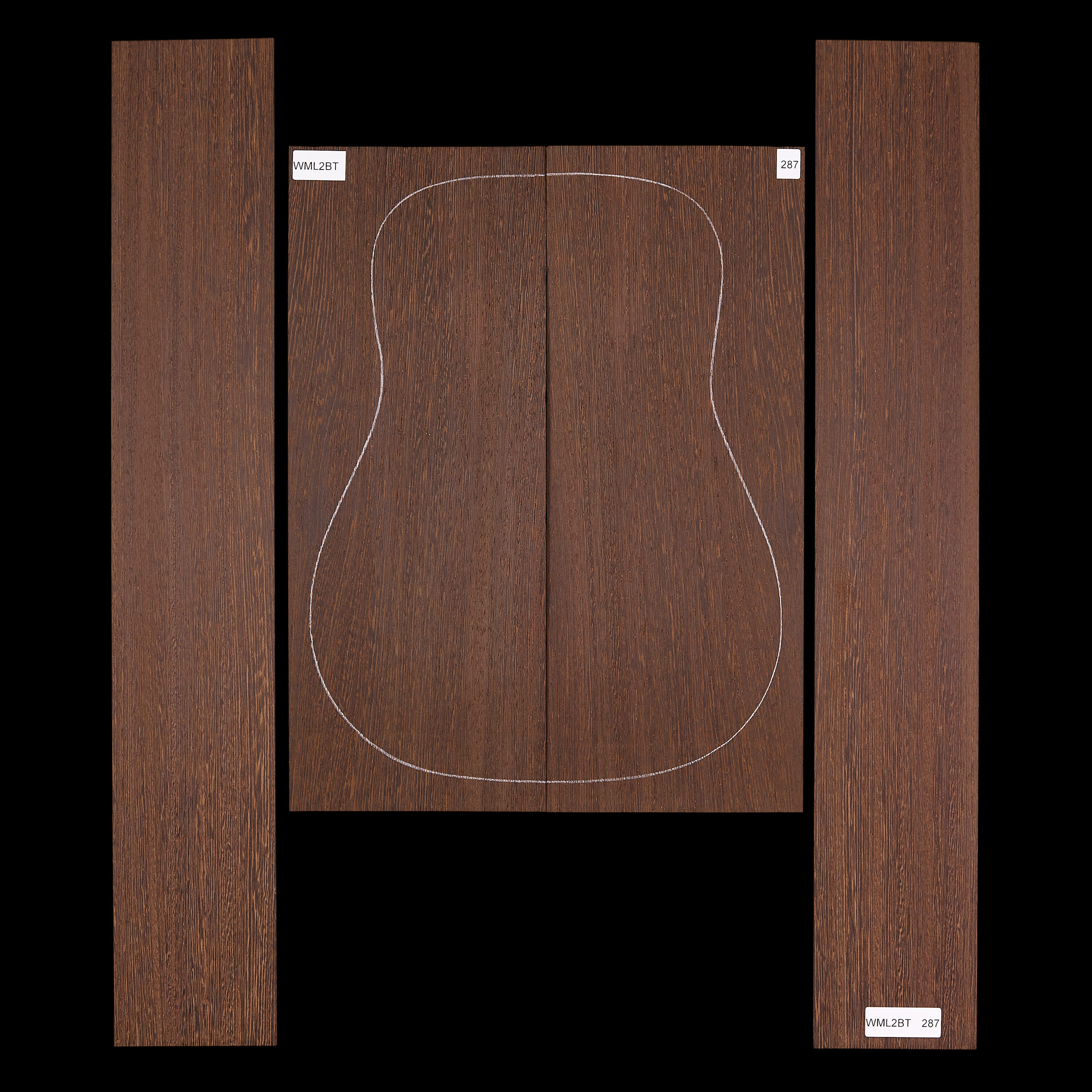 Set mit Boden&nbsp;+ Zargen aus Wenge&nbsp;– 287