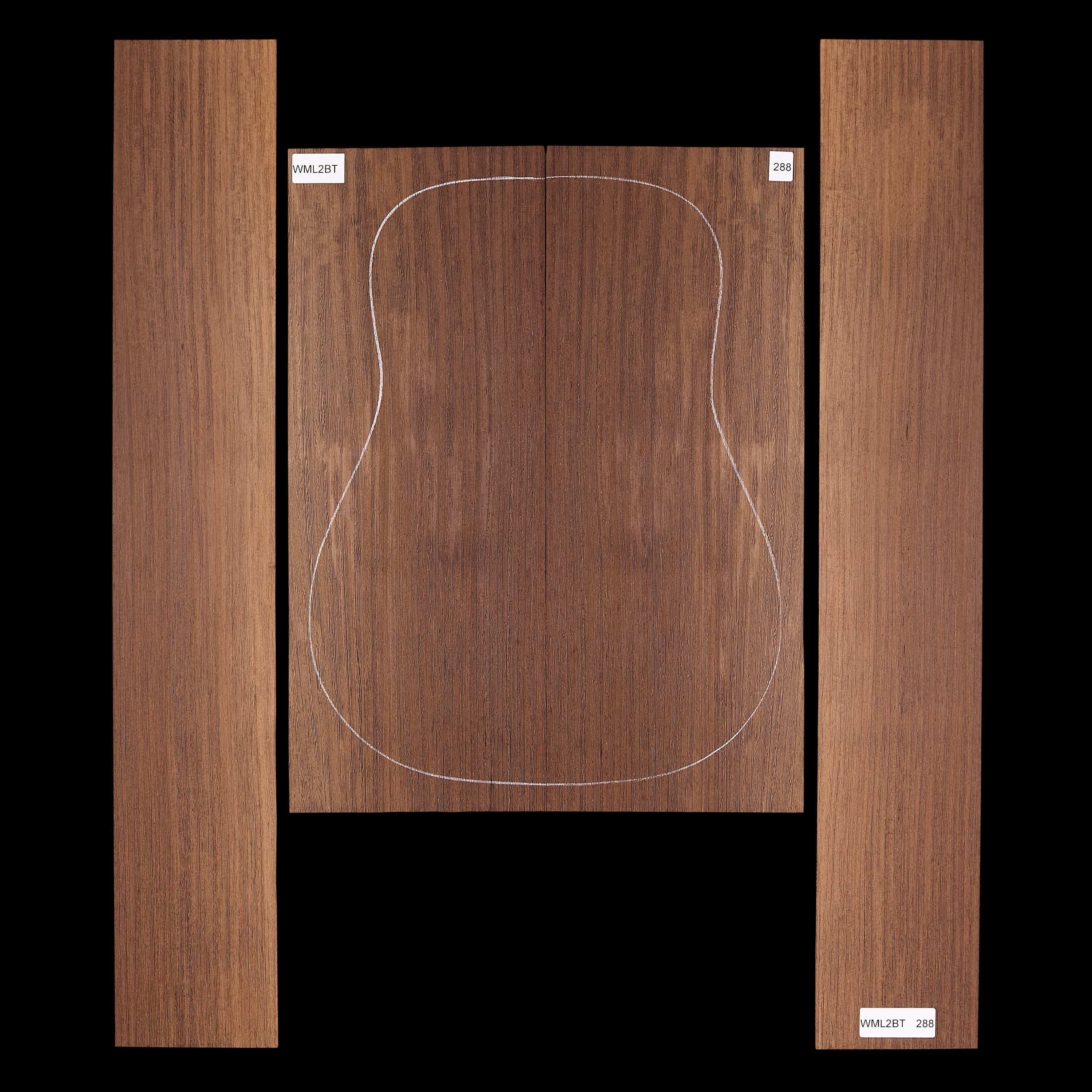 Set mit Boden&nbsp;+ Zargen aus Wenge&nbsp;– 288