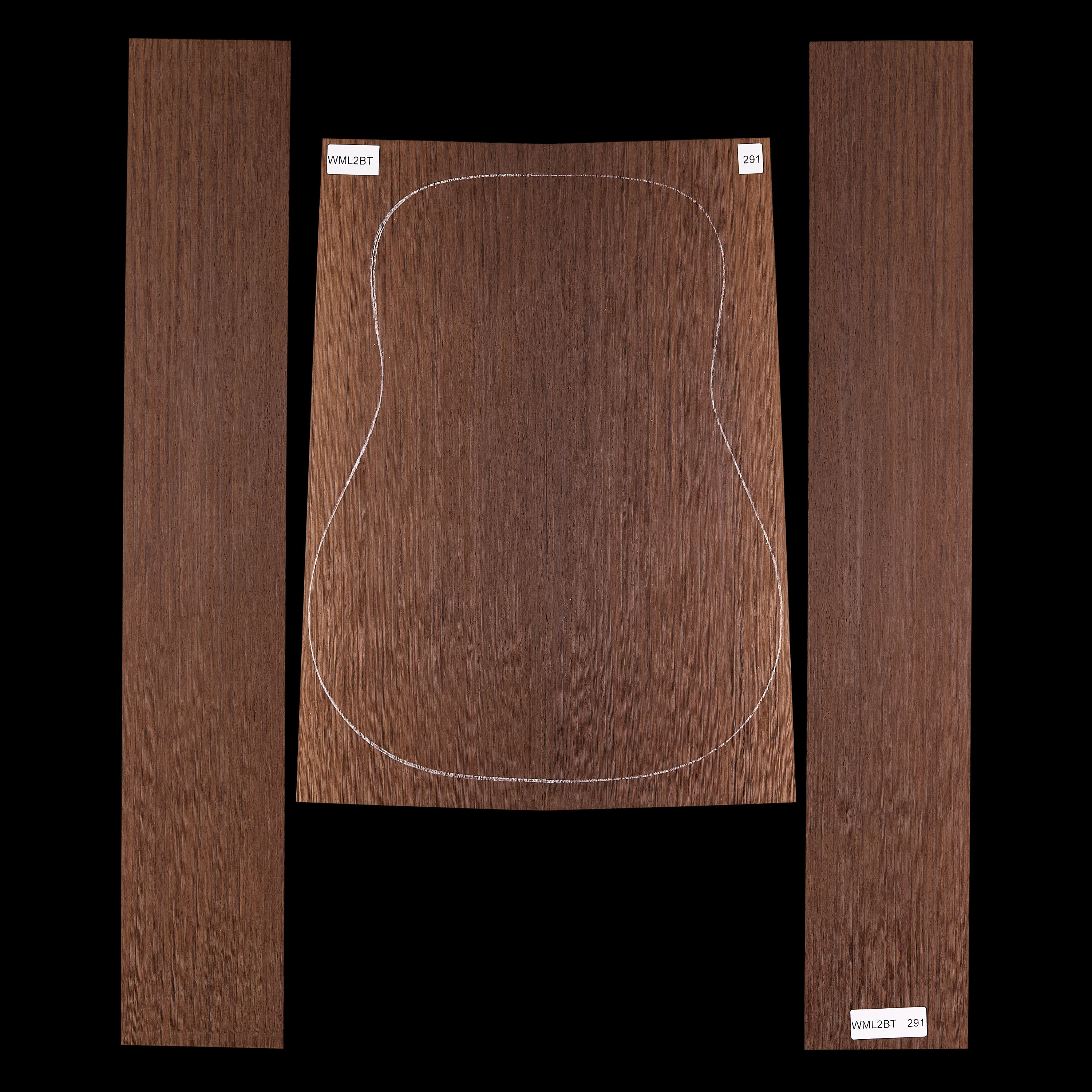 Set mit Boden&nbsp;+ Zargen aus Wenge&nbsp;– 291