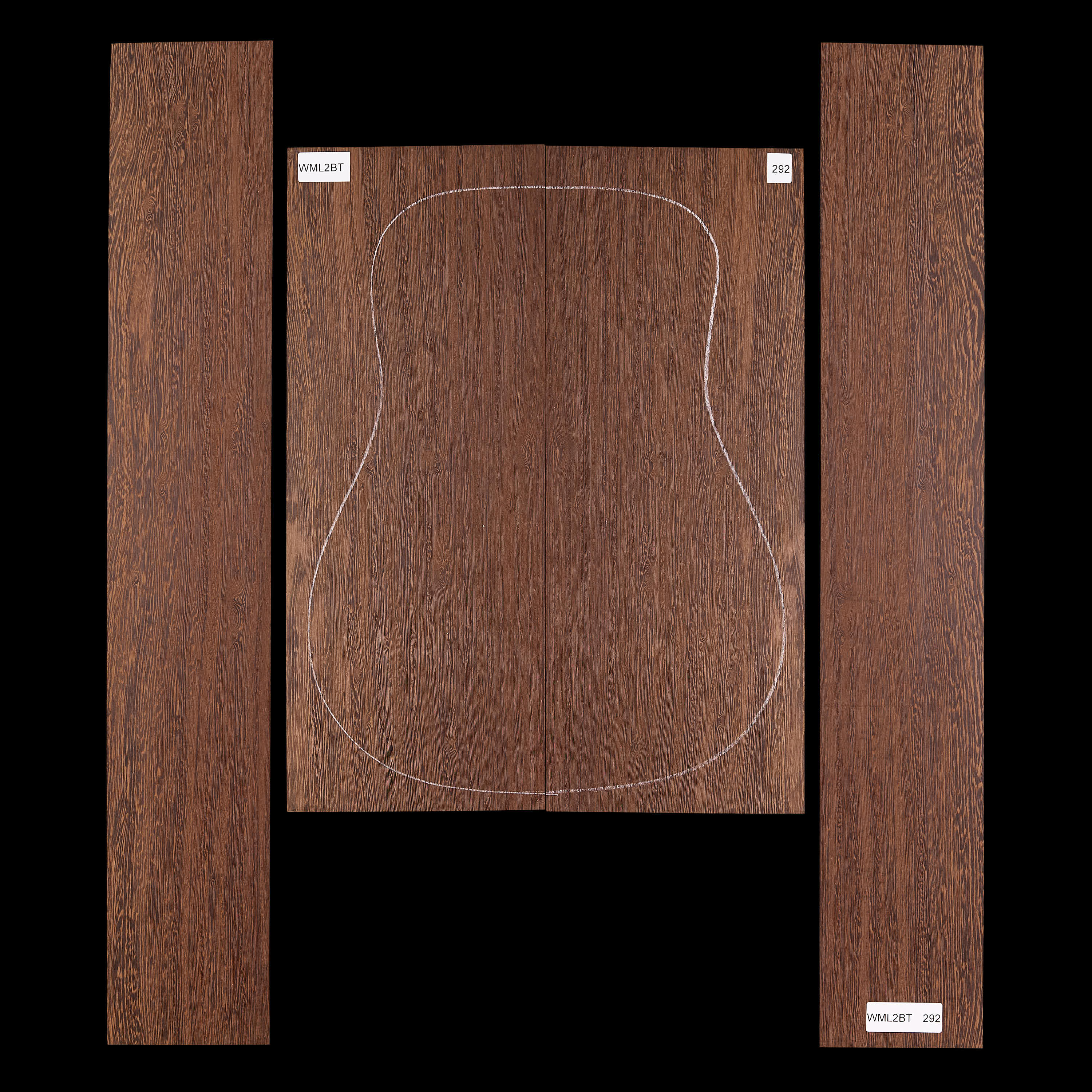 Set mit Boden&nbsp;+ Zargen aus Wenge&nbsp;– 292