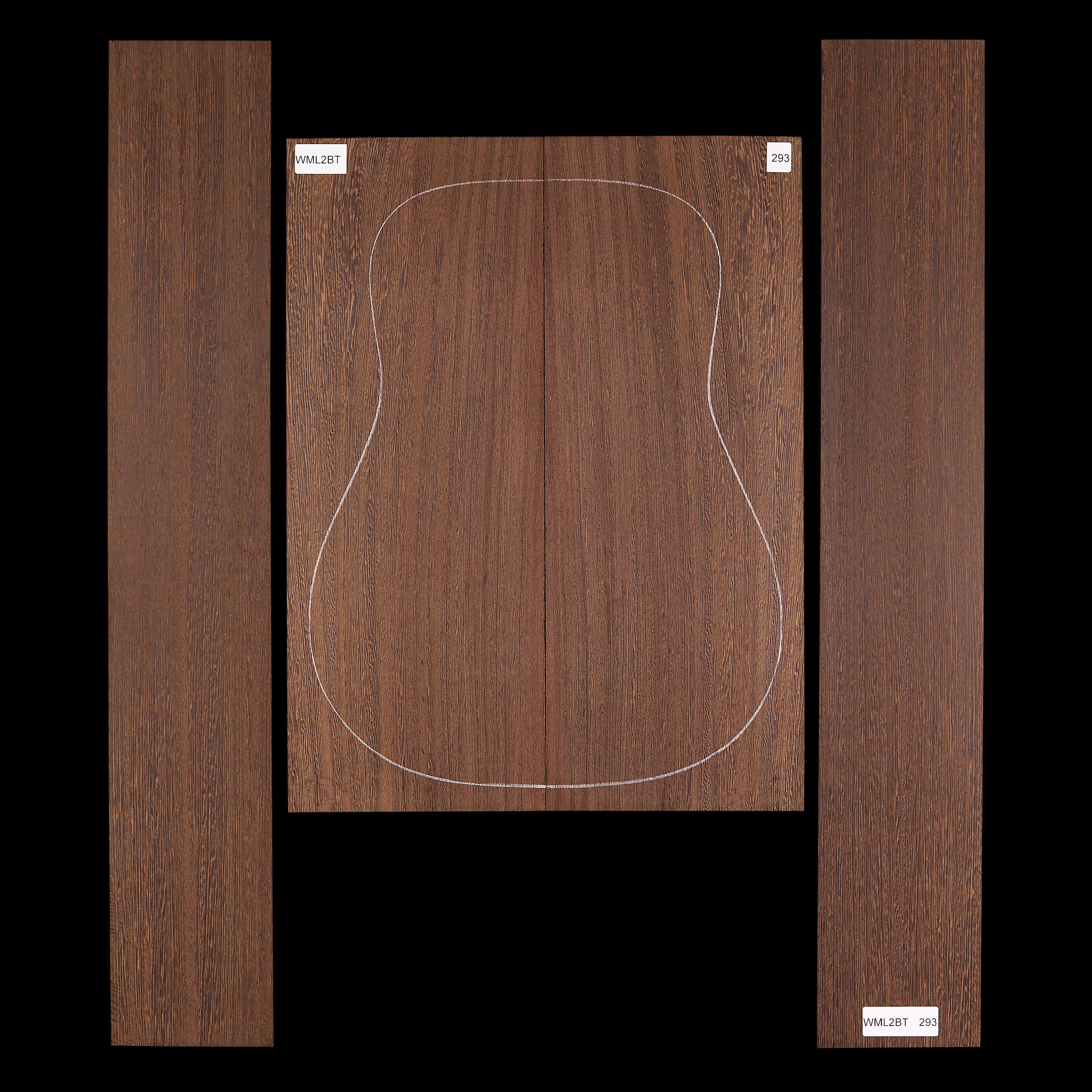 Set mit Boden&nbsp;+ Zargen aus Wenge&nbsp;– 293
