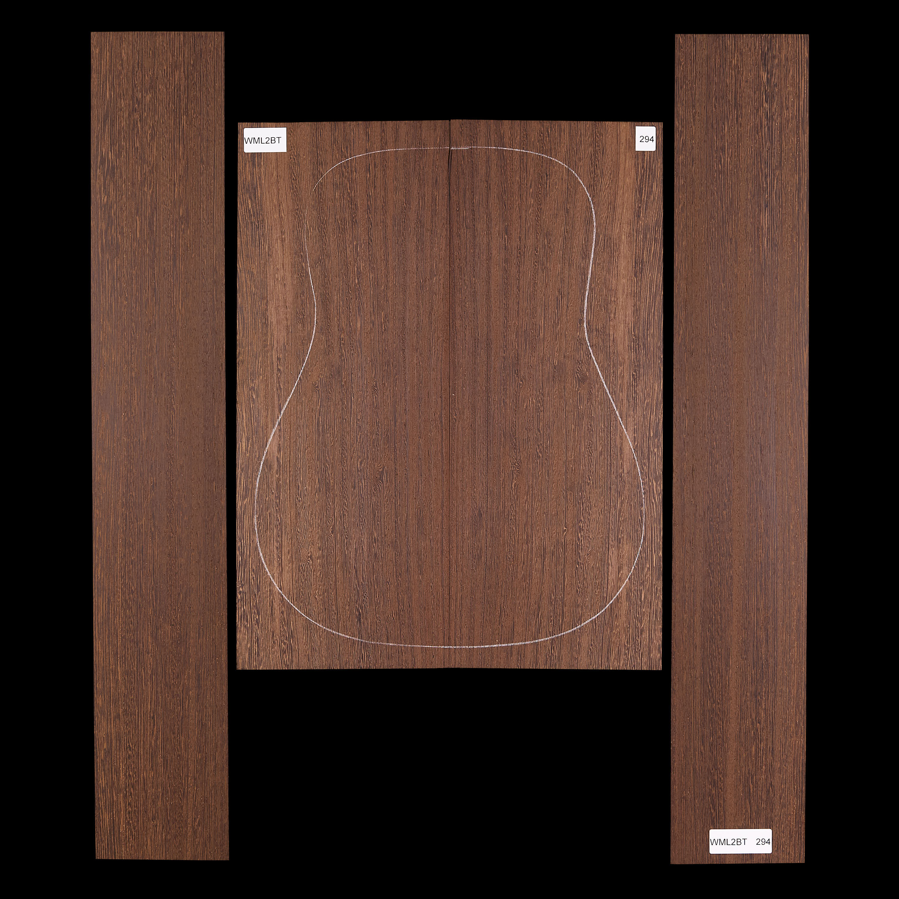 Set mit Boden&nbsp;+ Zargen aus Wenge&nbsp;– 294