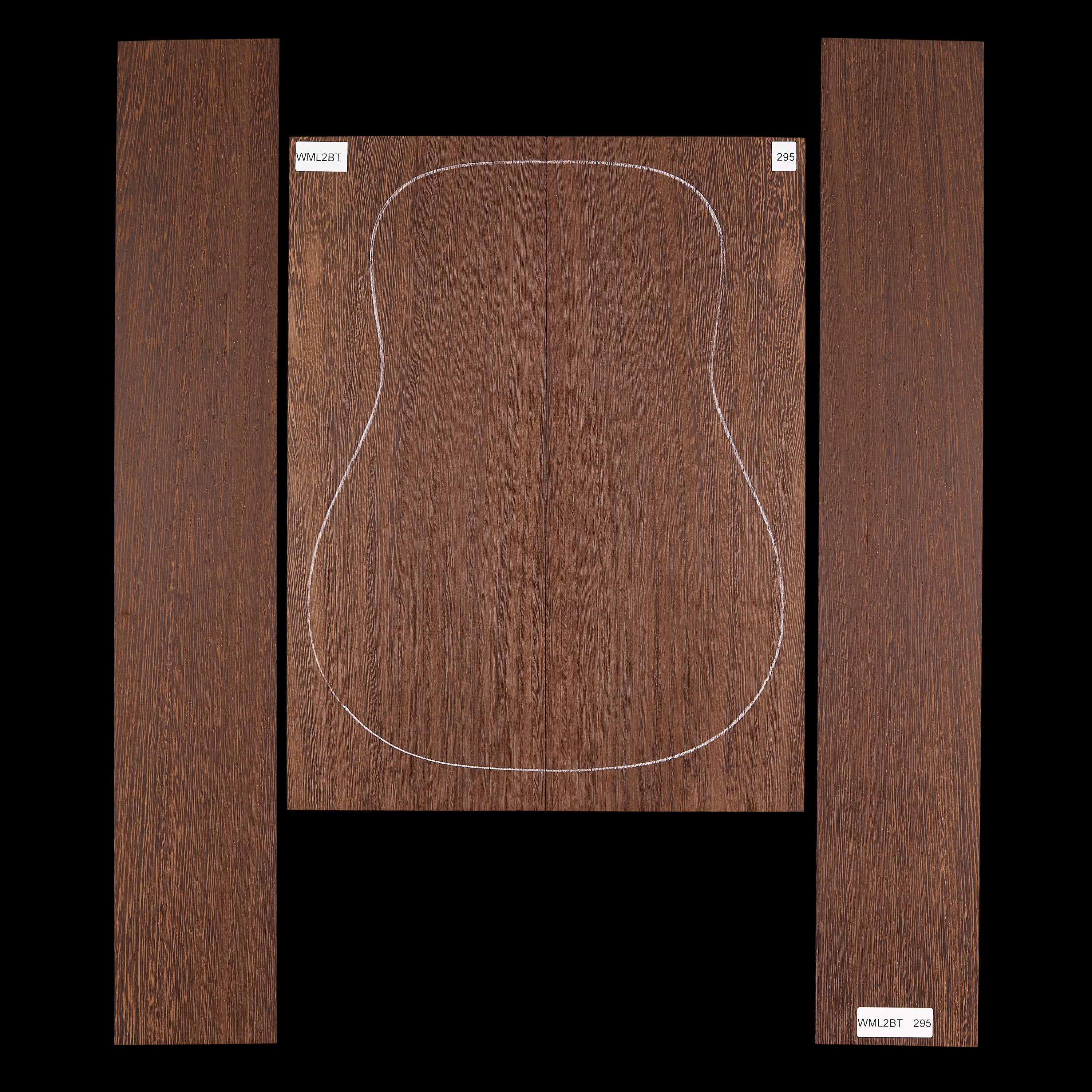 Set mit Boden&nbsp;+ Zargen aus Wenge&nbsp;– 295