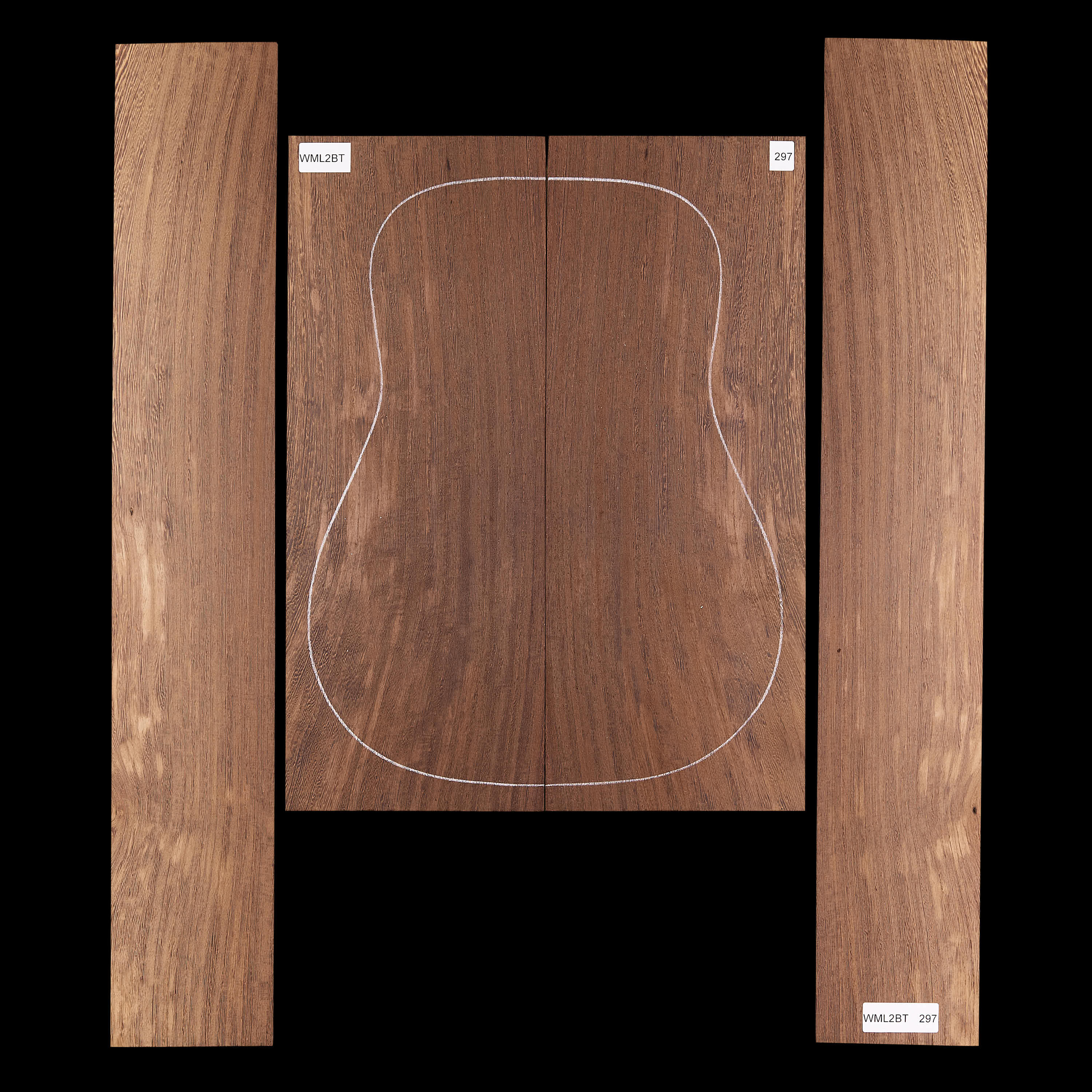 Set mit Boden&nbsp;+ Zargen aus Wenge&nbsp;– 297