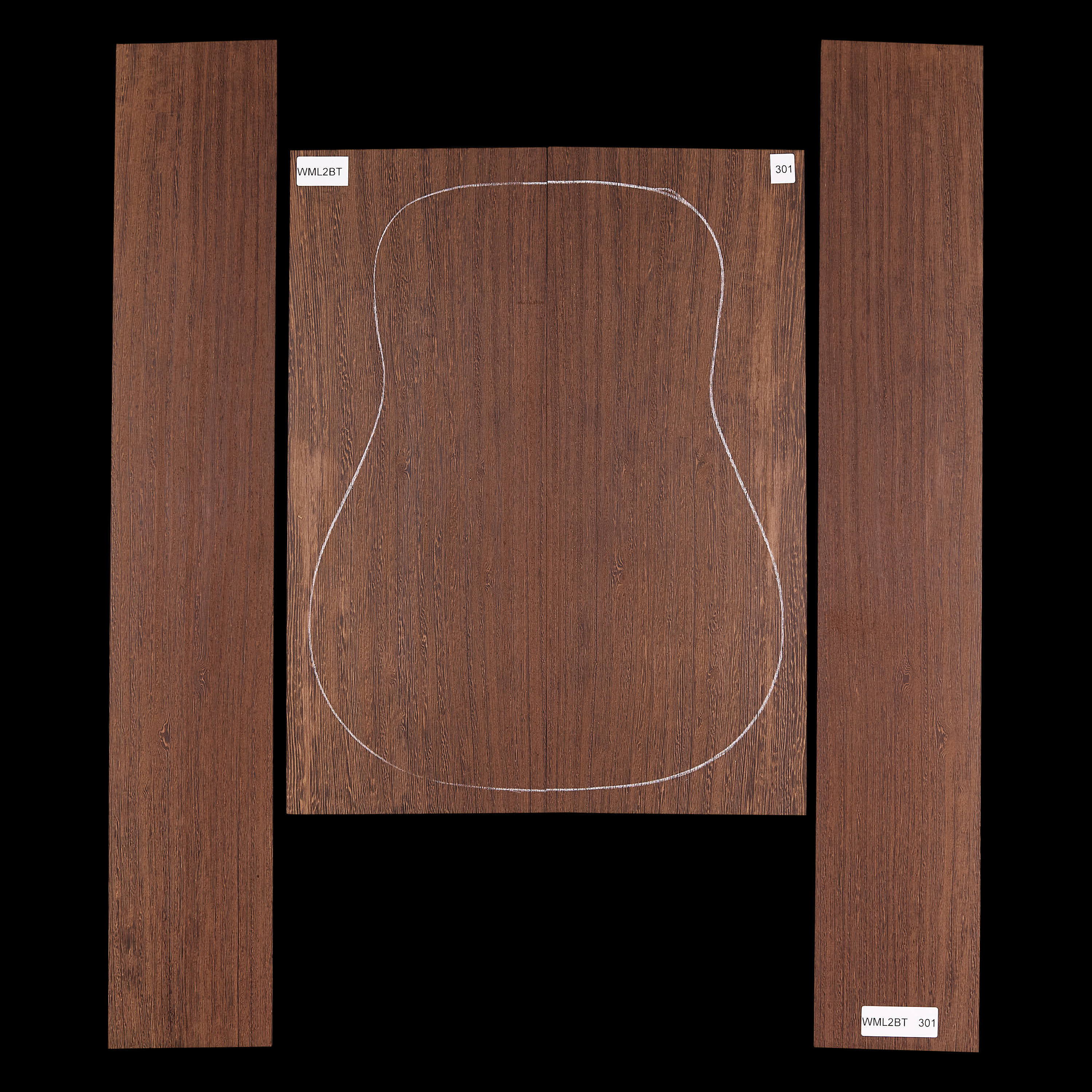 Set mit Boden&nbsp;+ Zargen aus Wenge&nbsp;– 301