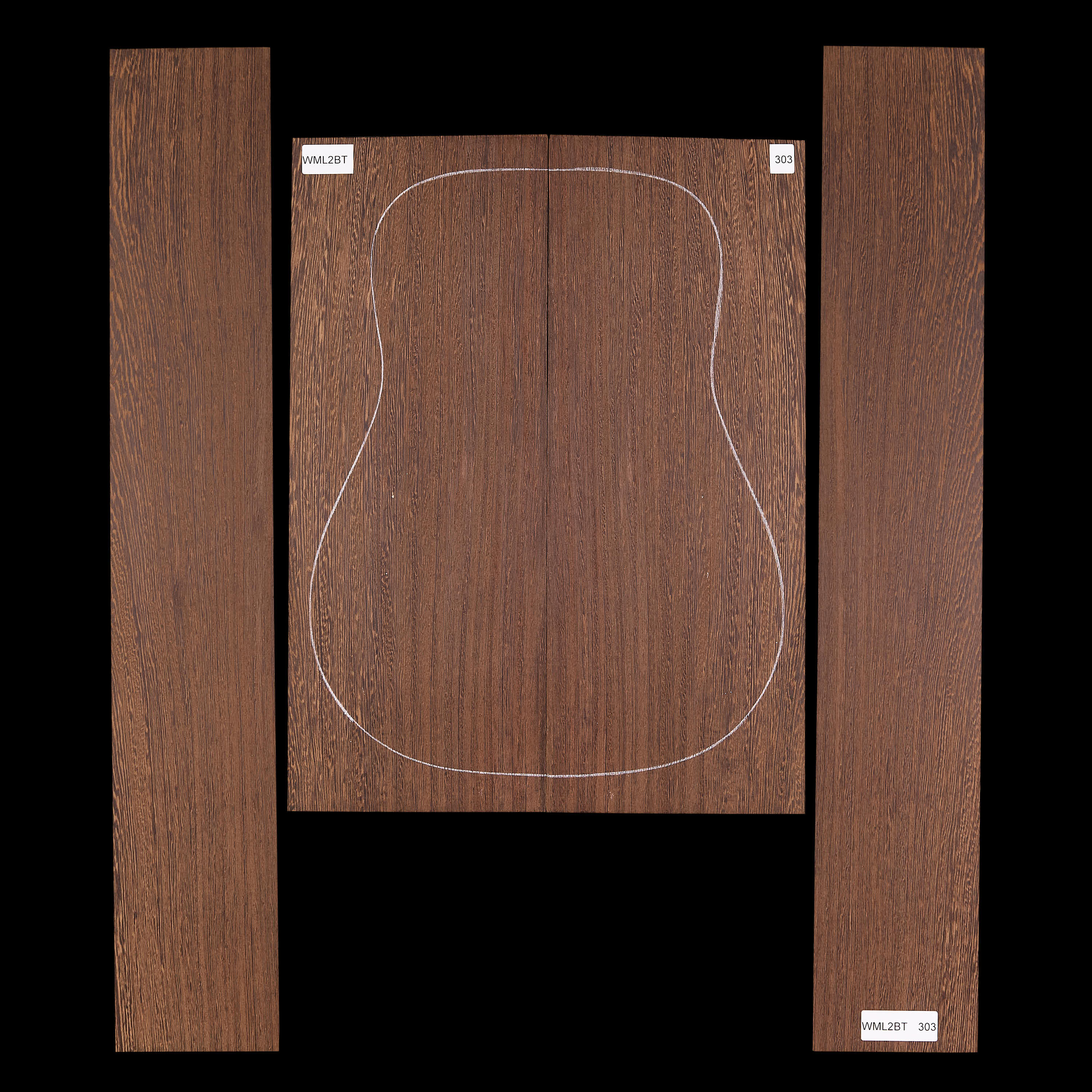 Set mit Boden&nbsp;+ Zargen aus Wenge&nbsp;– 303