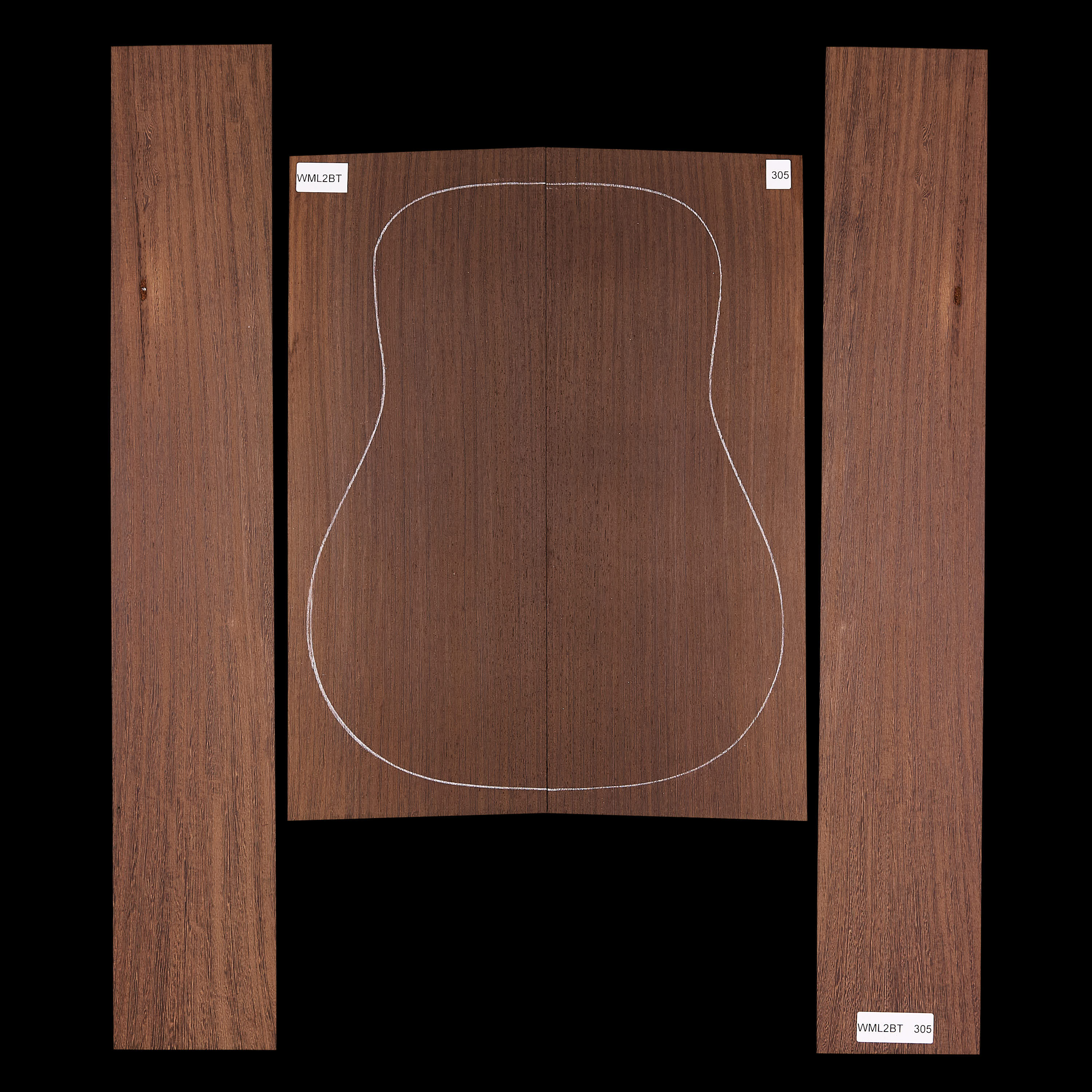Set mit Boden&nbsp;+ Zargen aus Wenge&nbsp;– 305