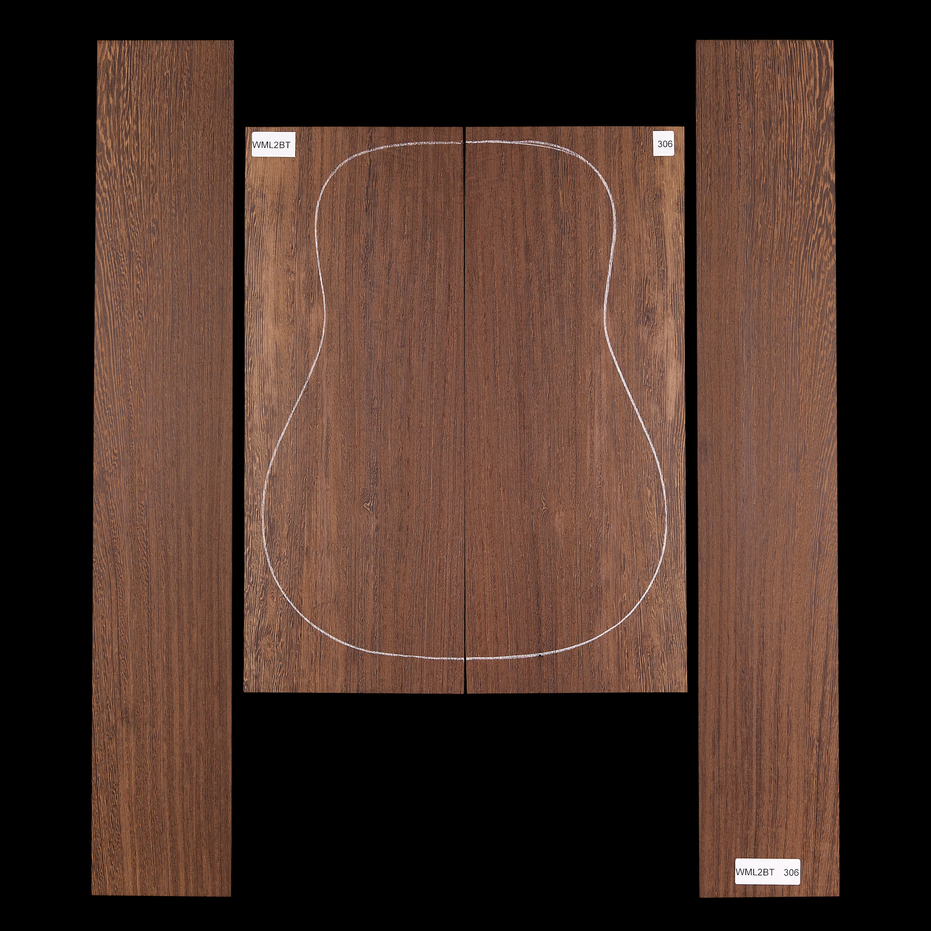 Set mit Boden&nbsp;+ Zargen aus Wenge&nbsp;– 306