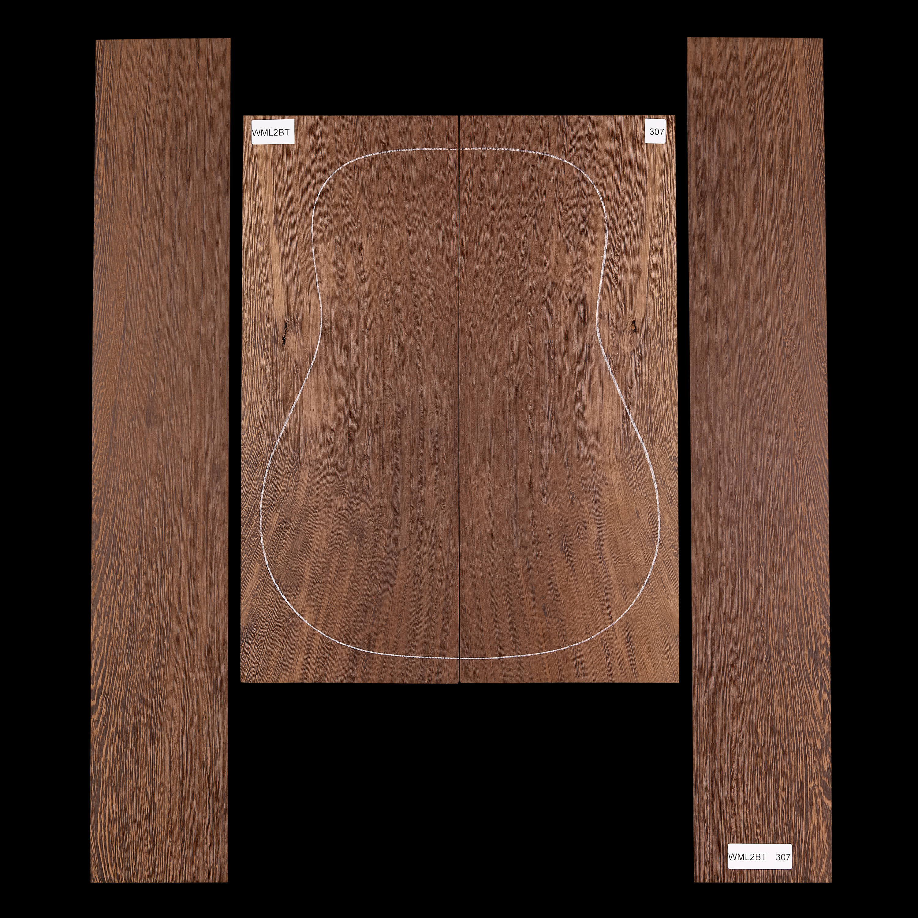 Set mit Boden&nbsp;+ Zargen aus Wenge&nbsp;– 307