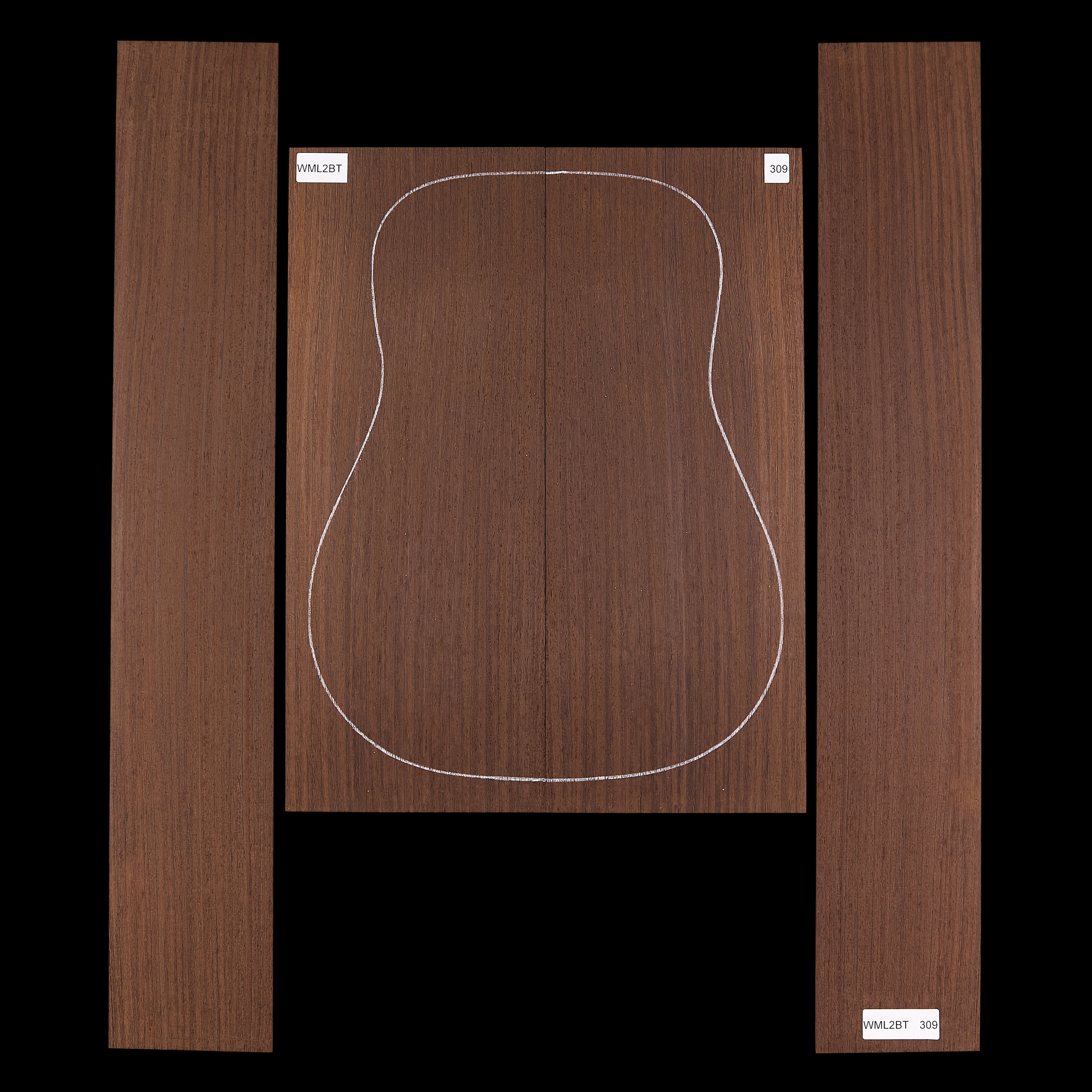Set mit Boden&nbsp;+ Zargen aus Wenge&nbsp;– 309