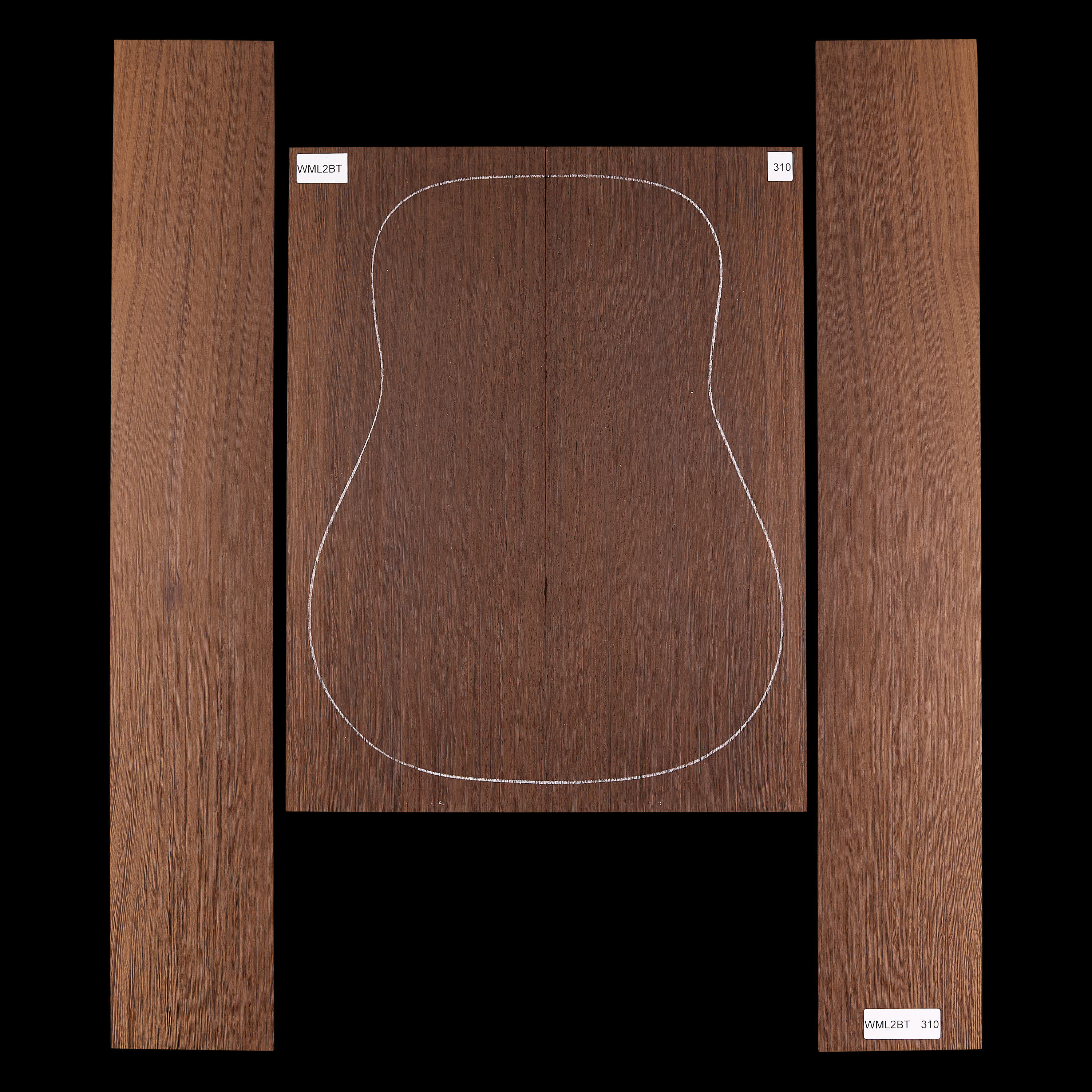 Set mit Boden&nbsp;+ Zargen aus Wenge&nbsp;– 310