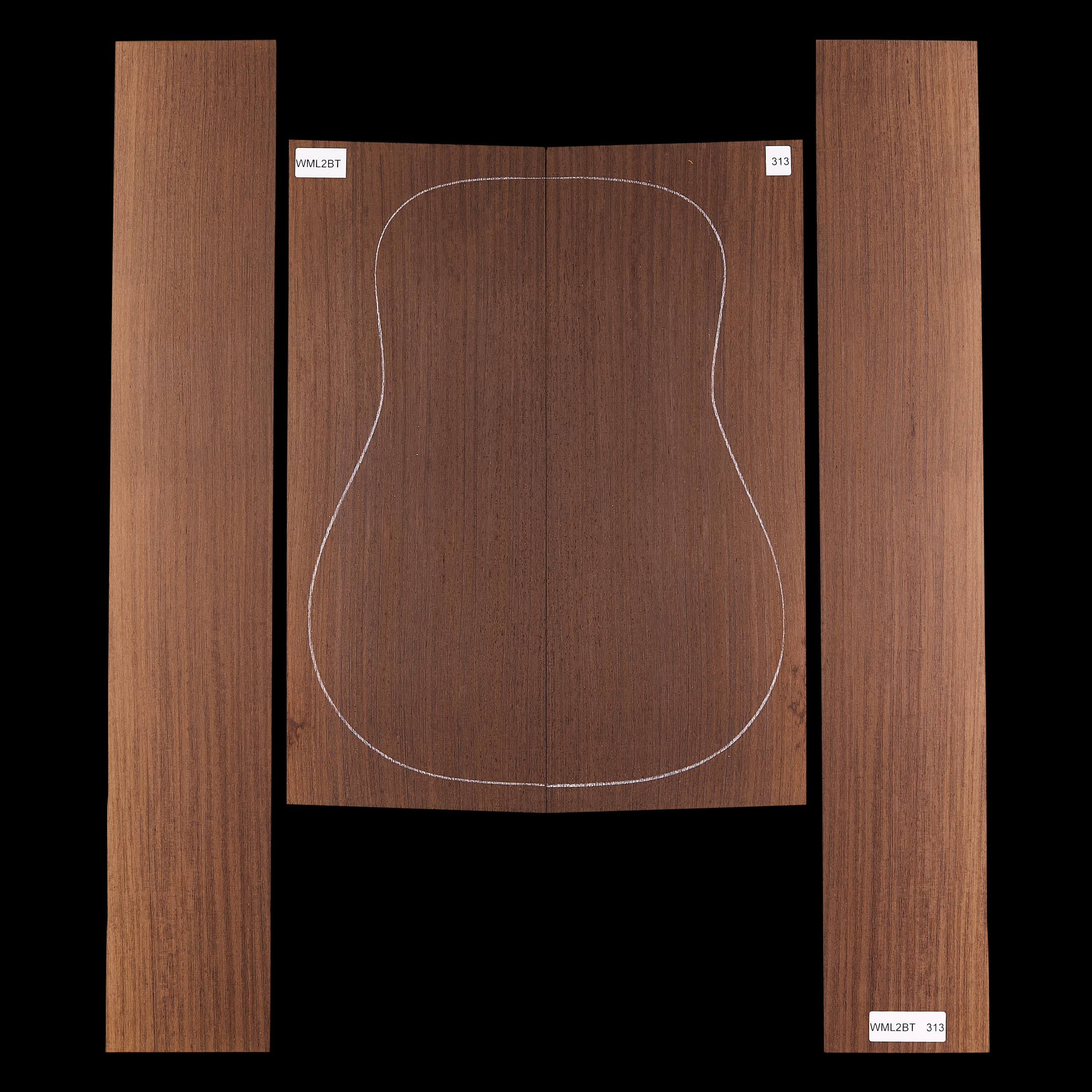 Set mit Boden&nbsp;+ Zargen aus Wenge&nbsp;– 313