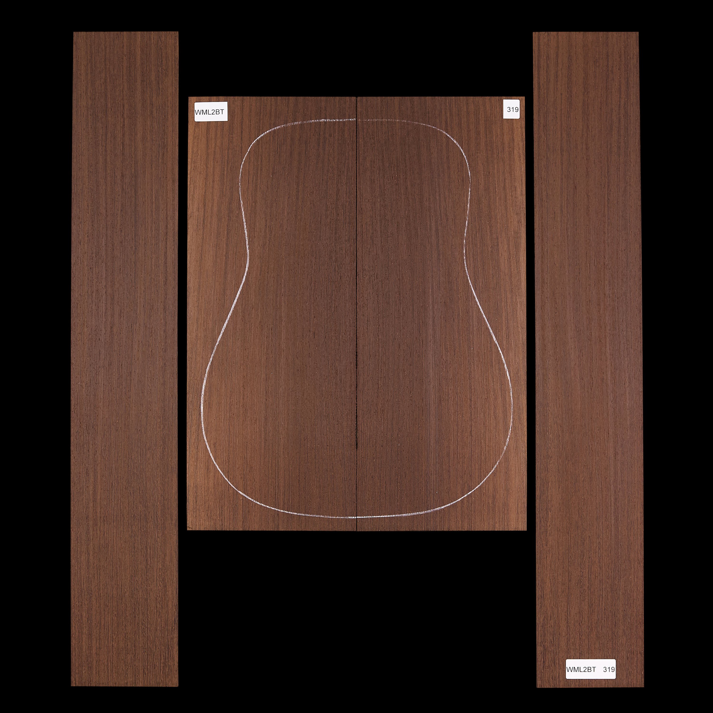 Set mit Boden&nbsp;+ Zargen aus Wenge&nbsp;– 319