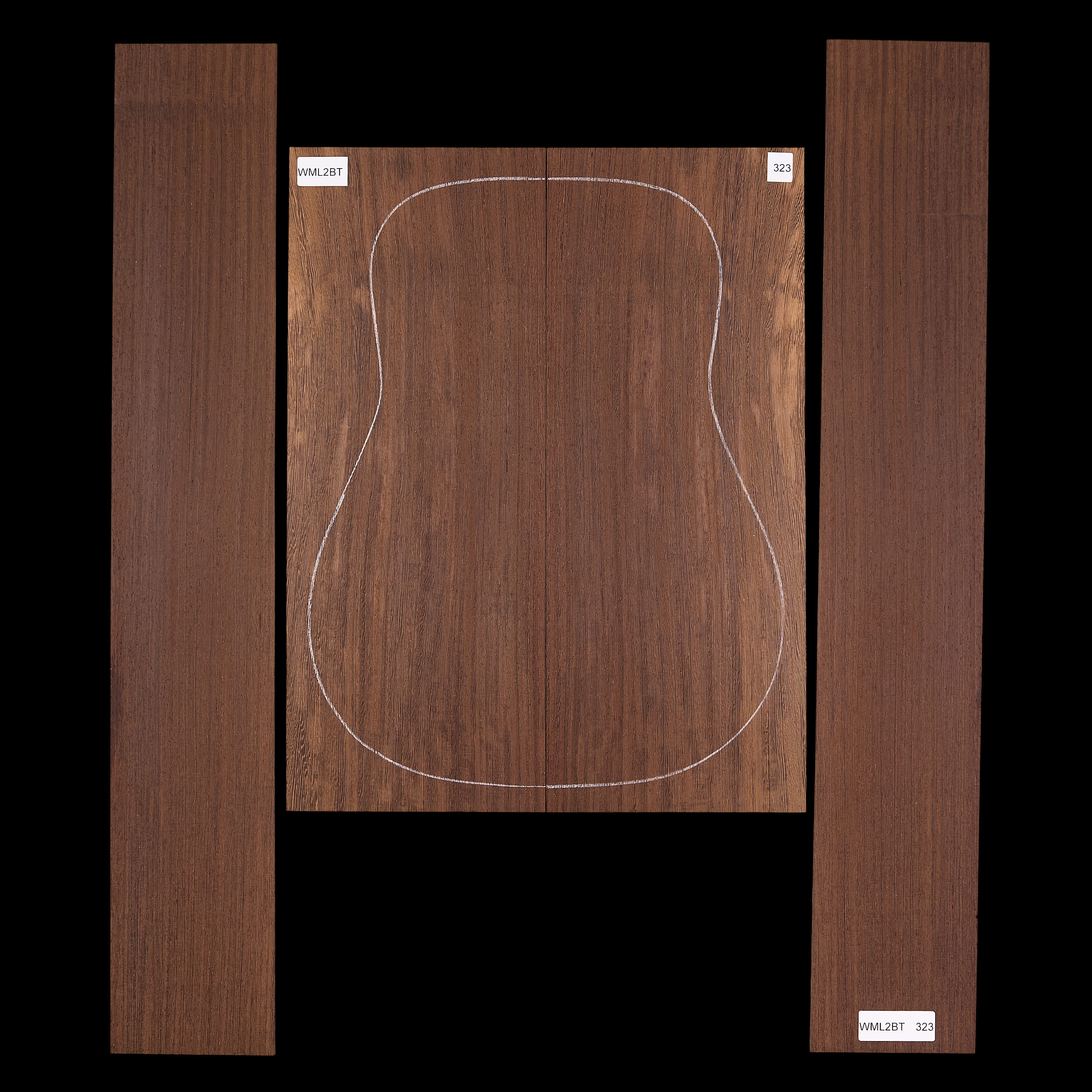 Set mit Boden&nbsp;+ Zargen aus Wenge&nbsp;– 323