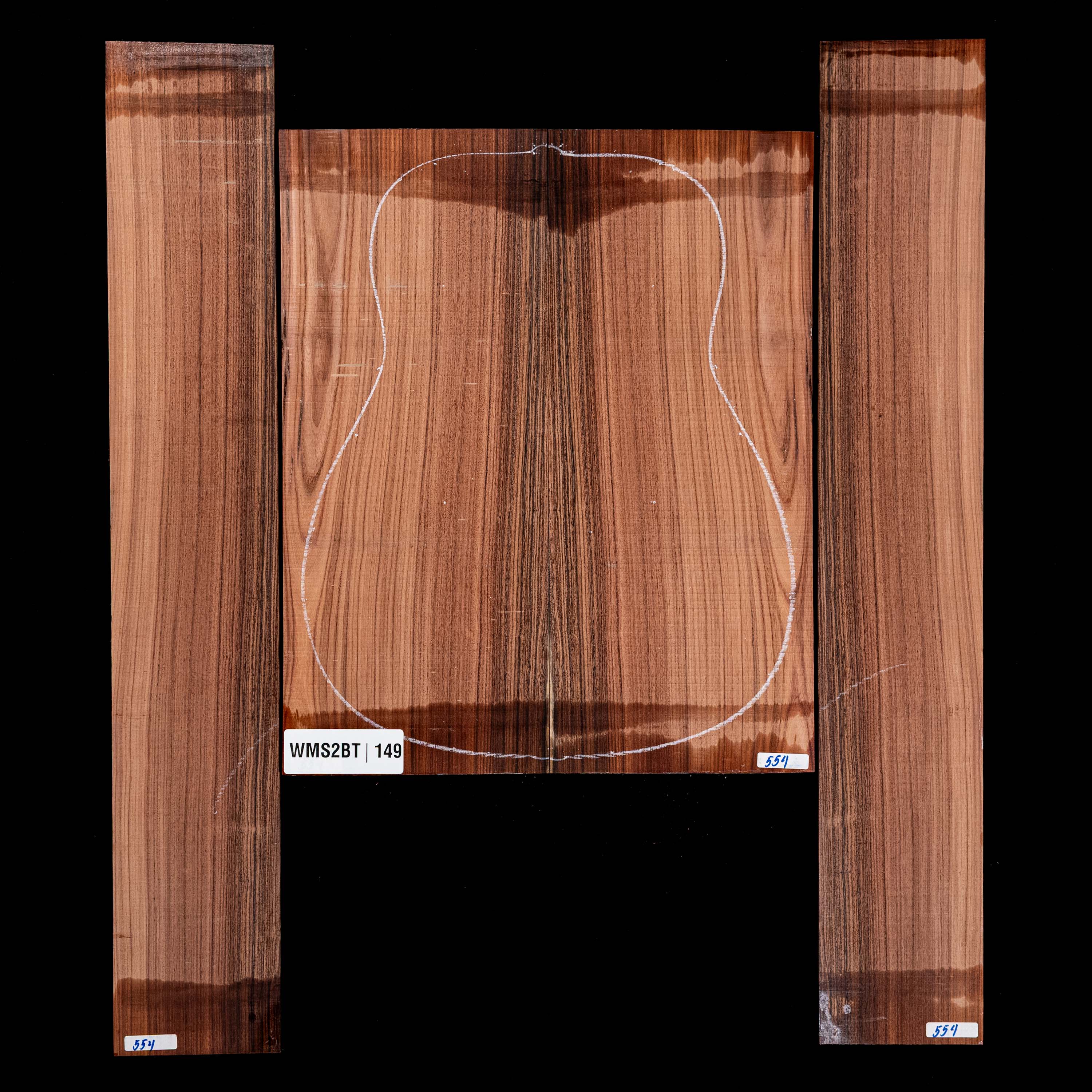 Set mit Boden + Zargen aus Pau Ferro – 149